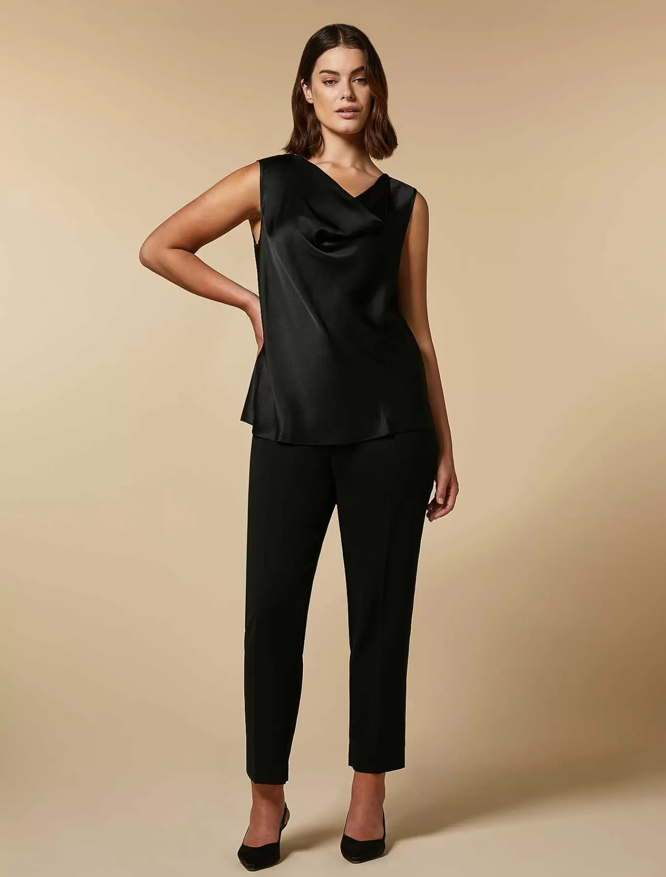 Hot Haut Drape En Satin Femmes Blouses Et Chemises