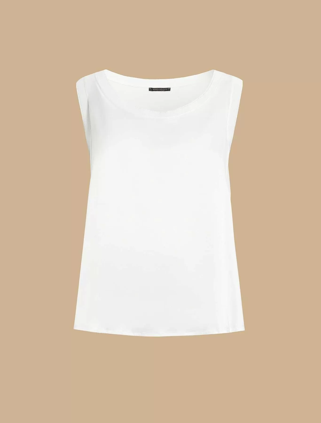 Discount Haut En Jersey Stretch Et Satin Femmes Hauts Et T-Shirts