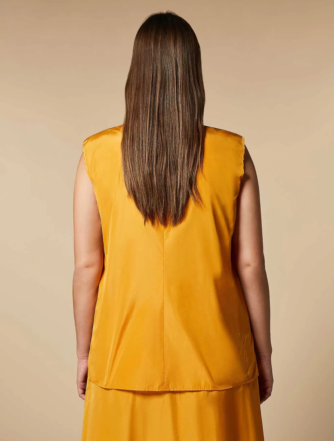 Online Haut En Taffetas Femmes Blouses Et Chemises