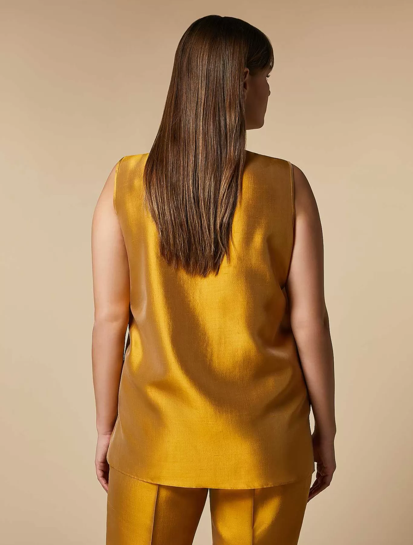 Outlet Haut Leger En Shantung Femmes Hauts Et T-Shirts