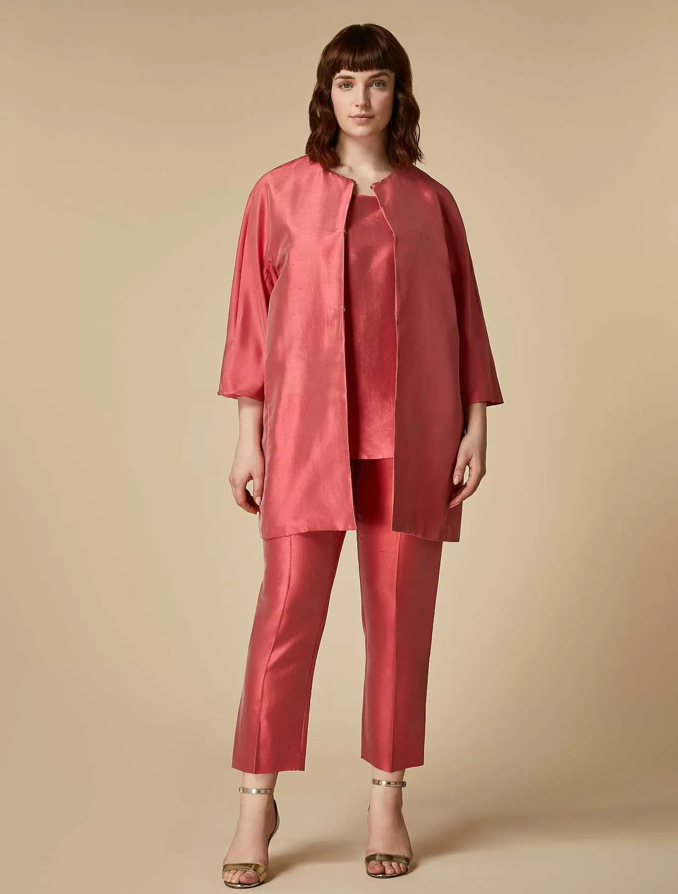 Best Haut Leger En Shantung Femmes Costumes Formels