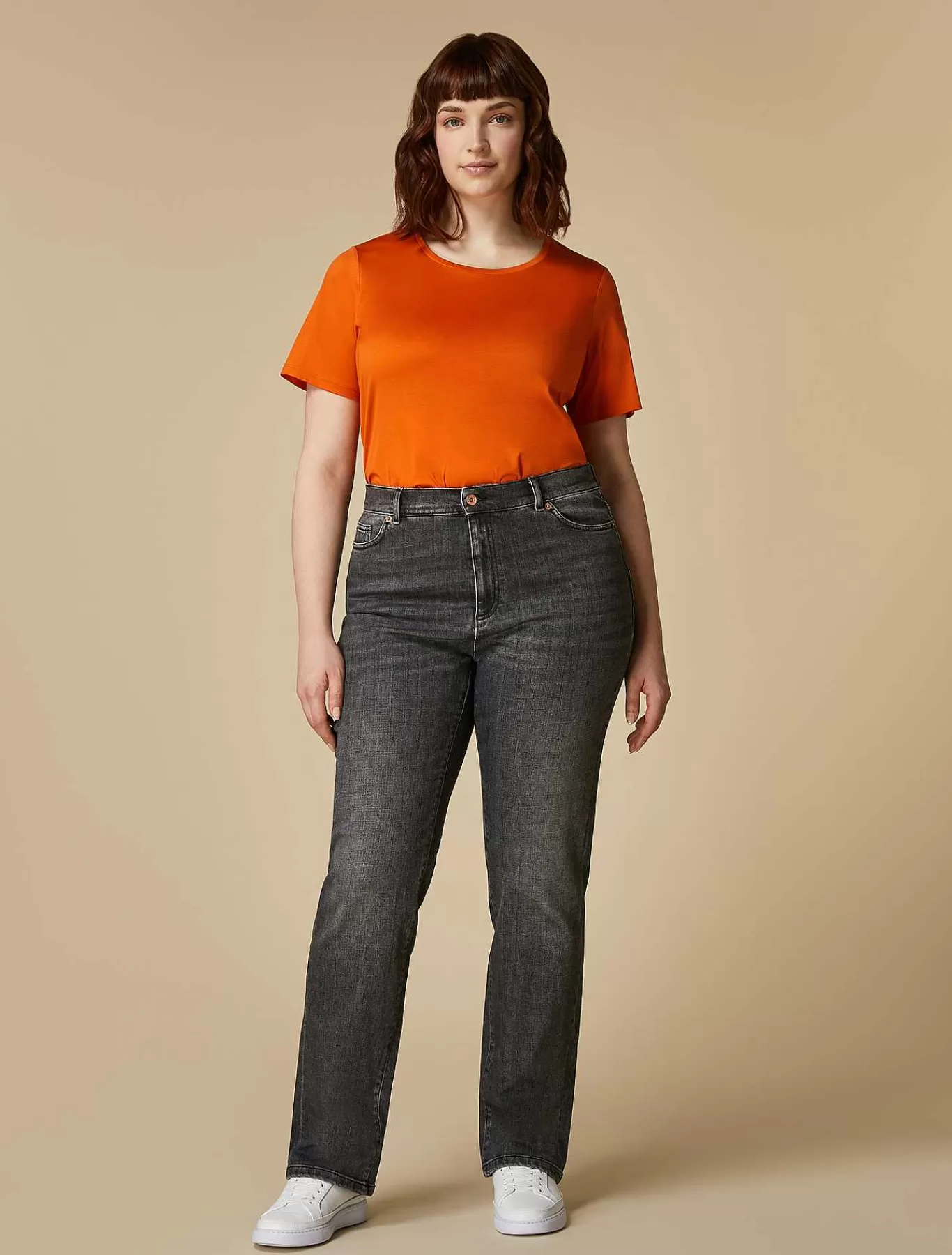 Clearance Jean En Denim De Coton Pleine Longueur Femmes Pantalon