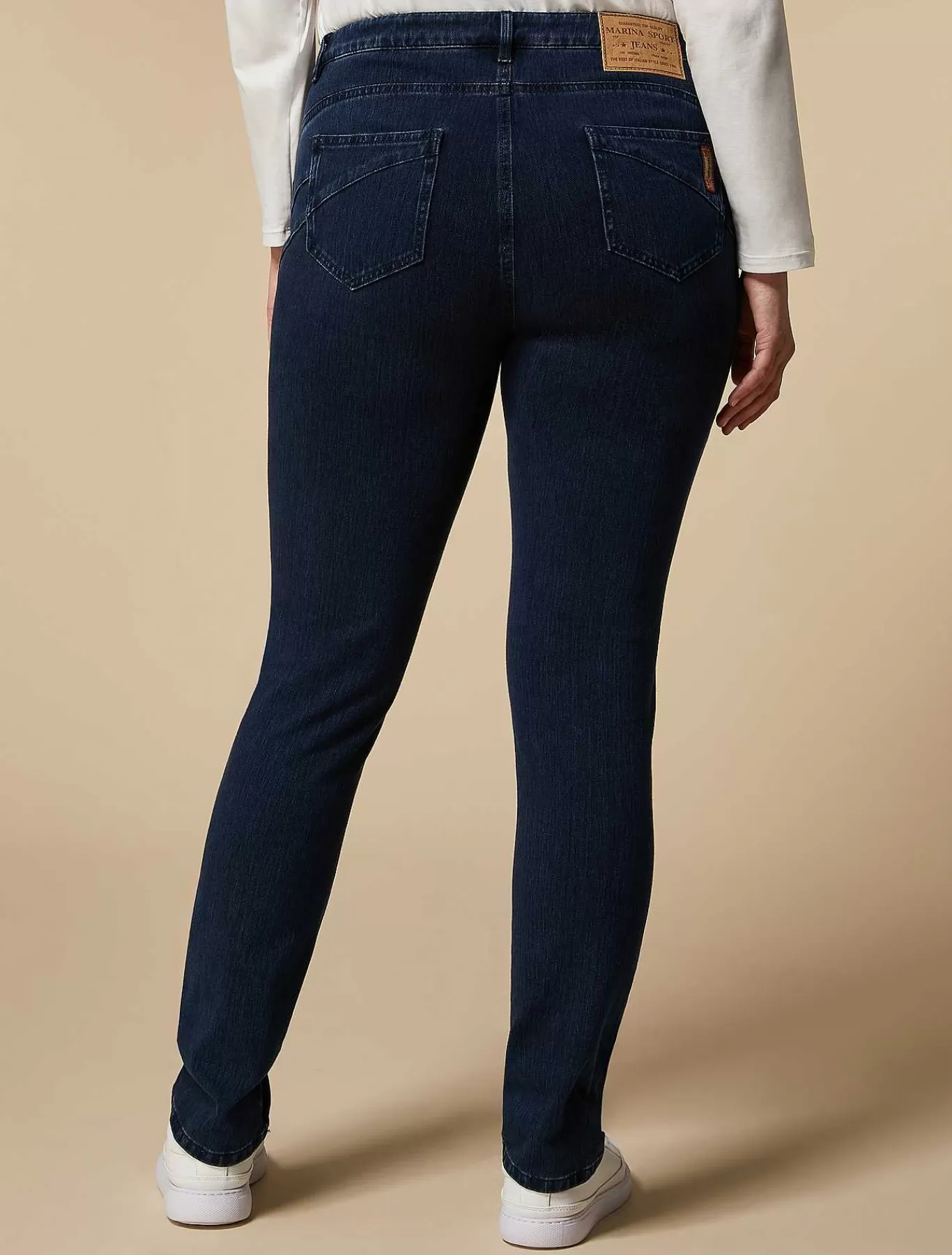 Cheap Jean En Denim En Jersey Wonder Fit Femmes Essentiel