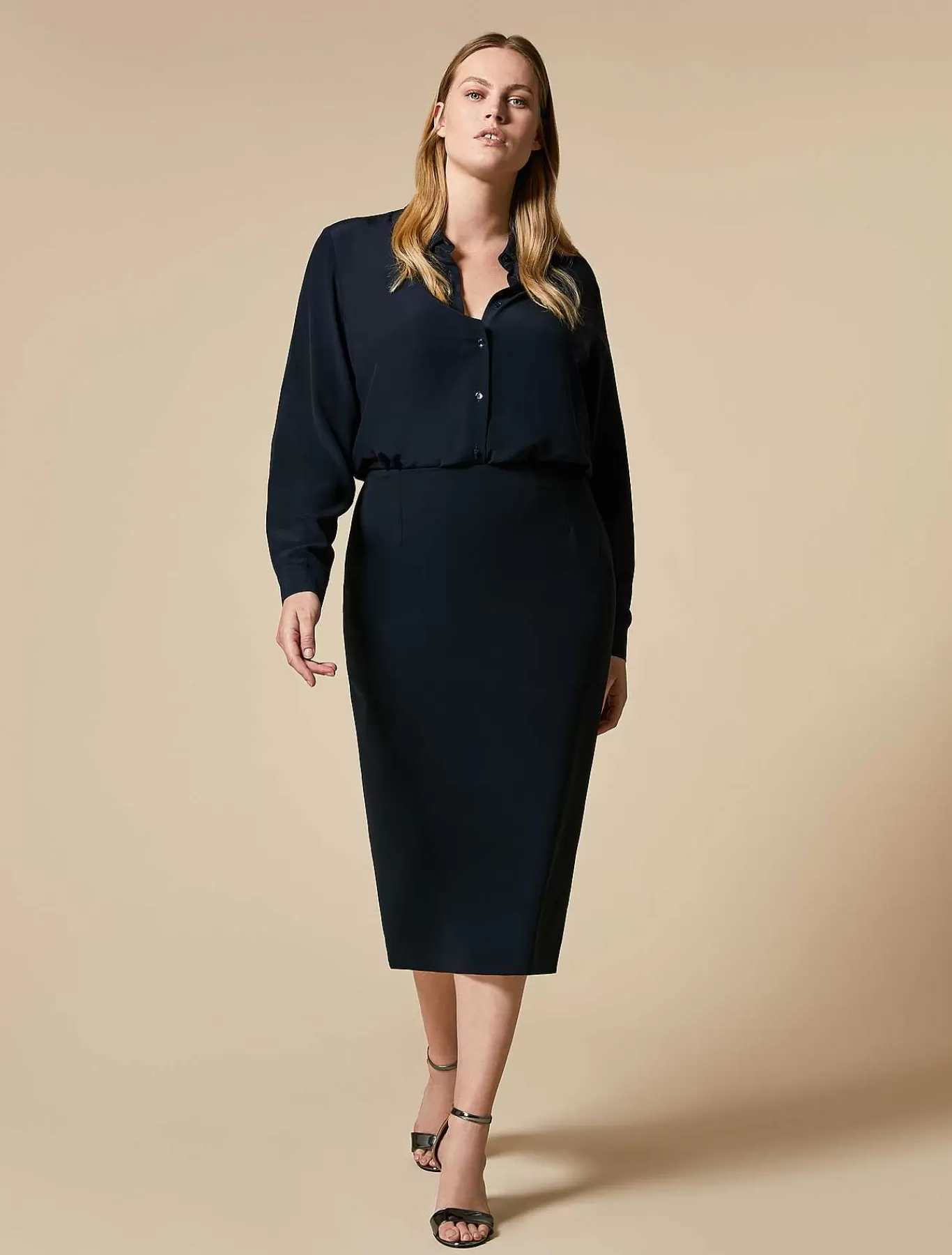 Cheap Jupe Crayon En Triacetate Femmes Costumes Formels