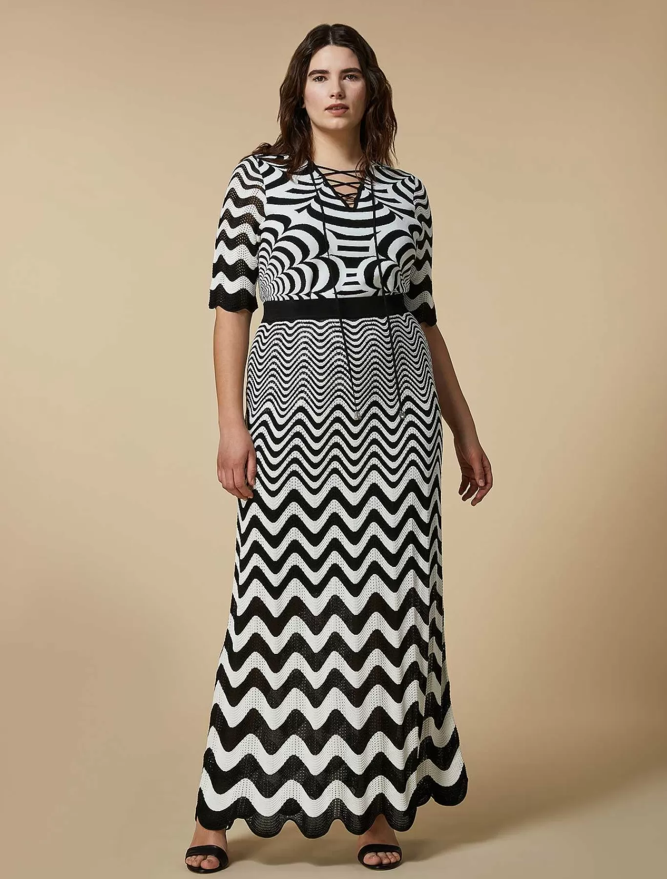 Cheap Jupe Longue En Jacquard Femmes Tricots