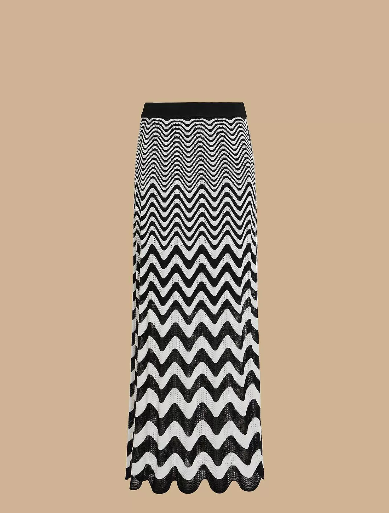 Cheap Jupe Longue En Jacquard Femmes Tricots