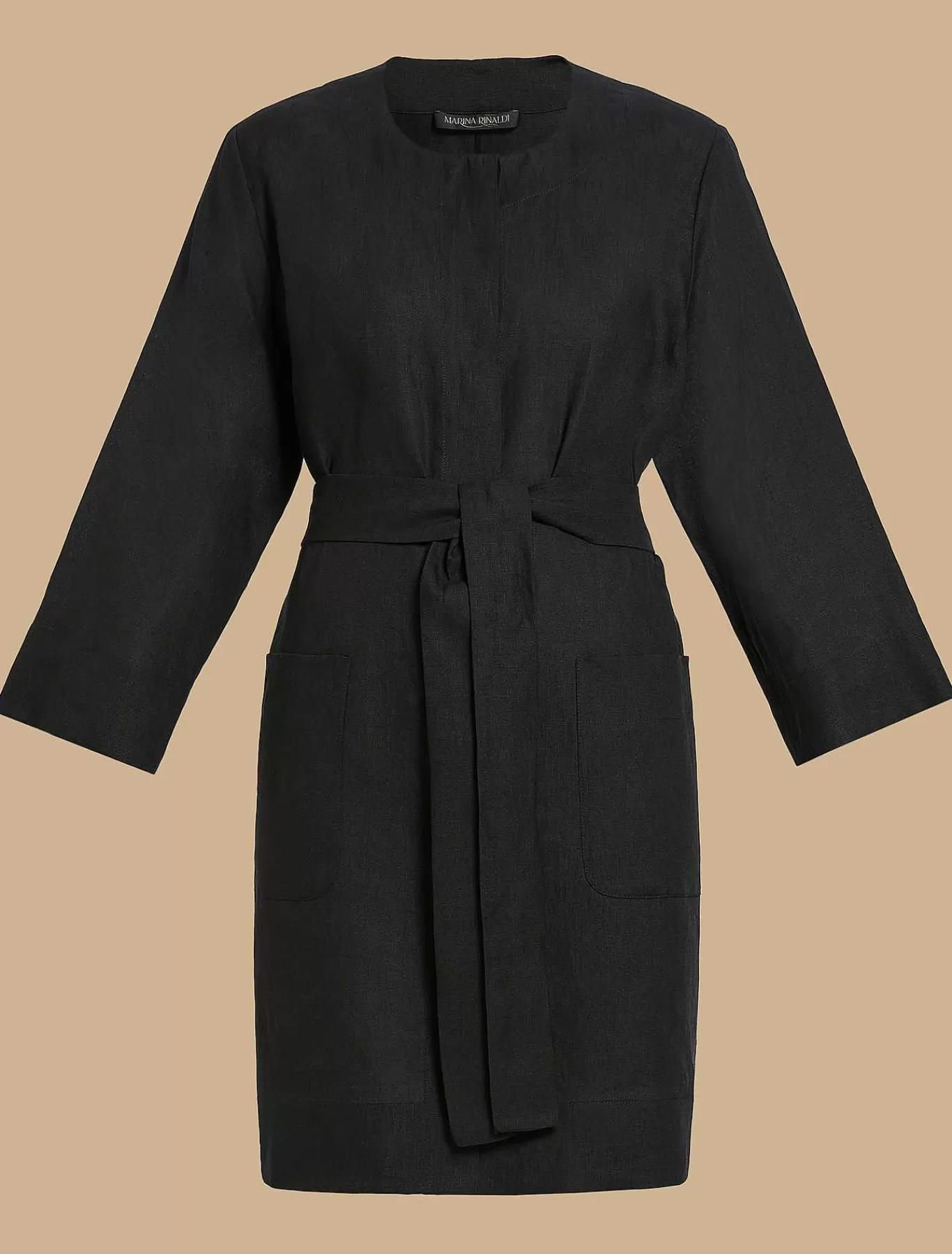 Clearance Manteau Cache-Poussiere En Lin Femmes Blouses Et Chemises