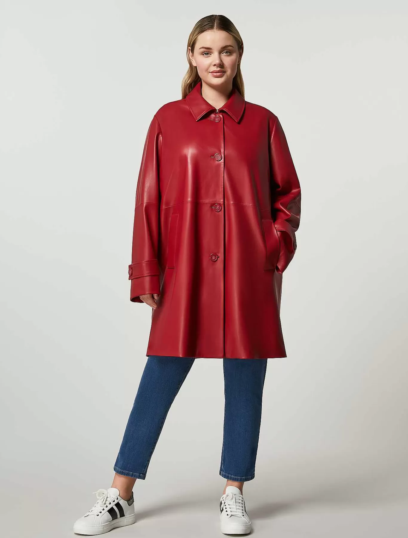 Online Manteau En Jersey Enduit Femmes Manteaux Et Trenchs