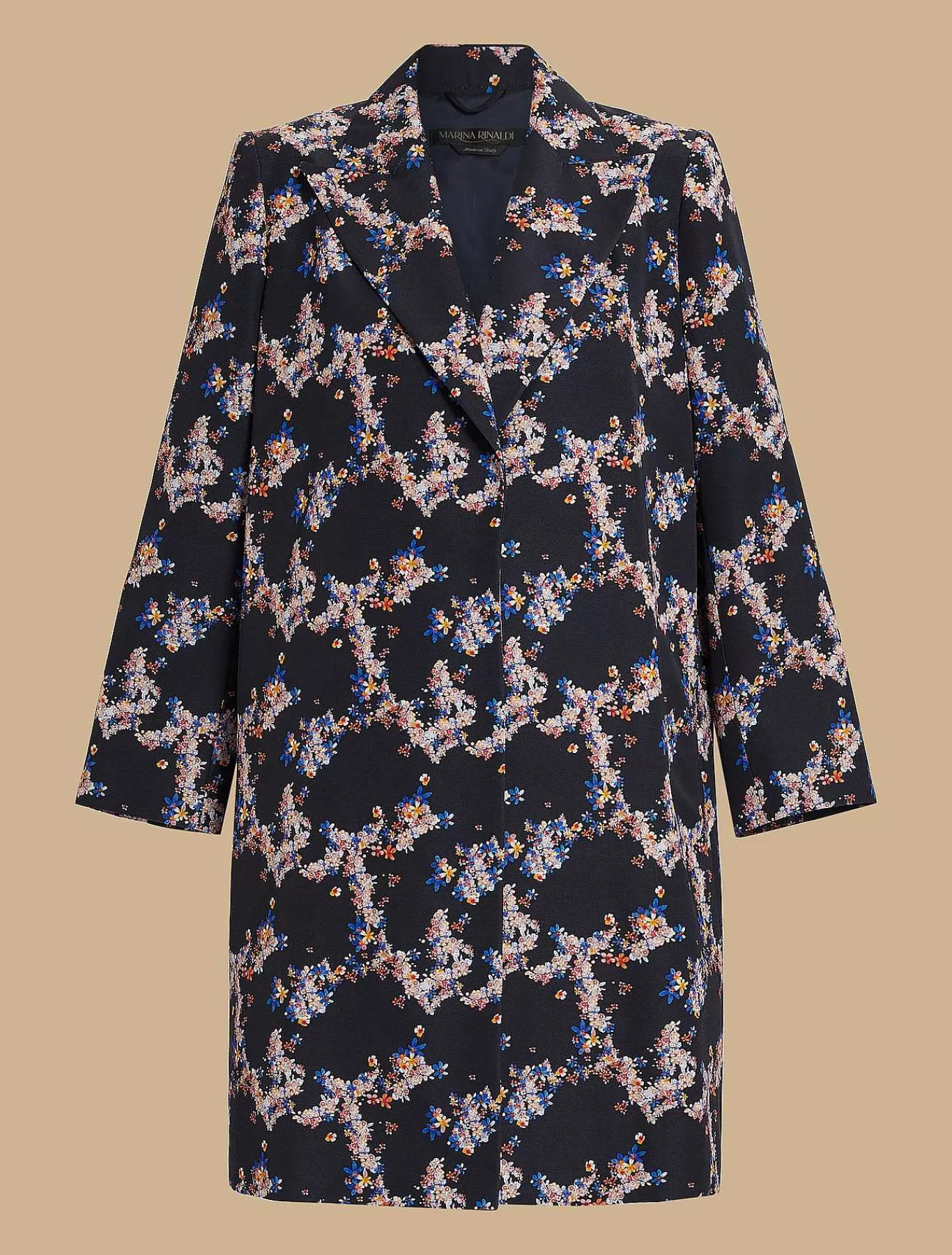 Shop Manteau Plumeau En Faille Imprime Femmes Manteaux Et Trenchs