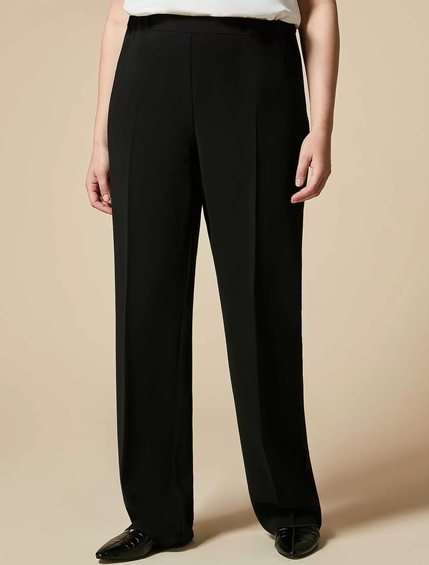 Hot Pantalon Cigarette En Triacetate Femmes Pantalon