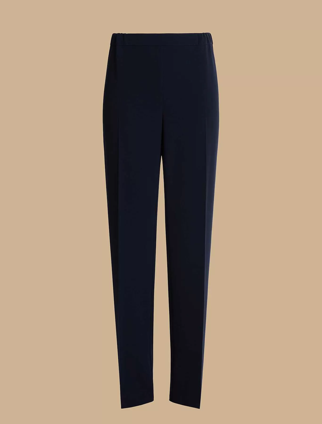 Sale Pantalon Cigarette En Triacetate Femmes Pantalon