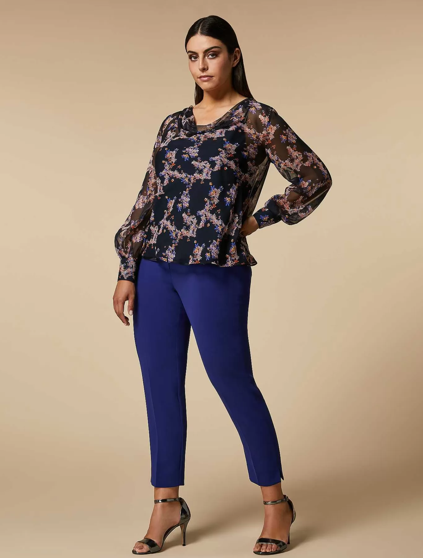 New Pantalon Coupe Slim En Triacetate Femmes Pantalon