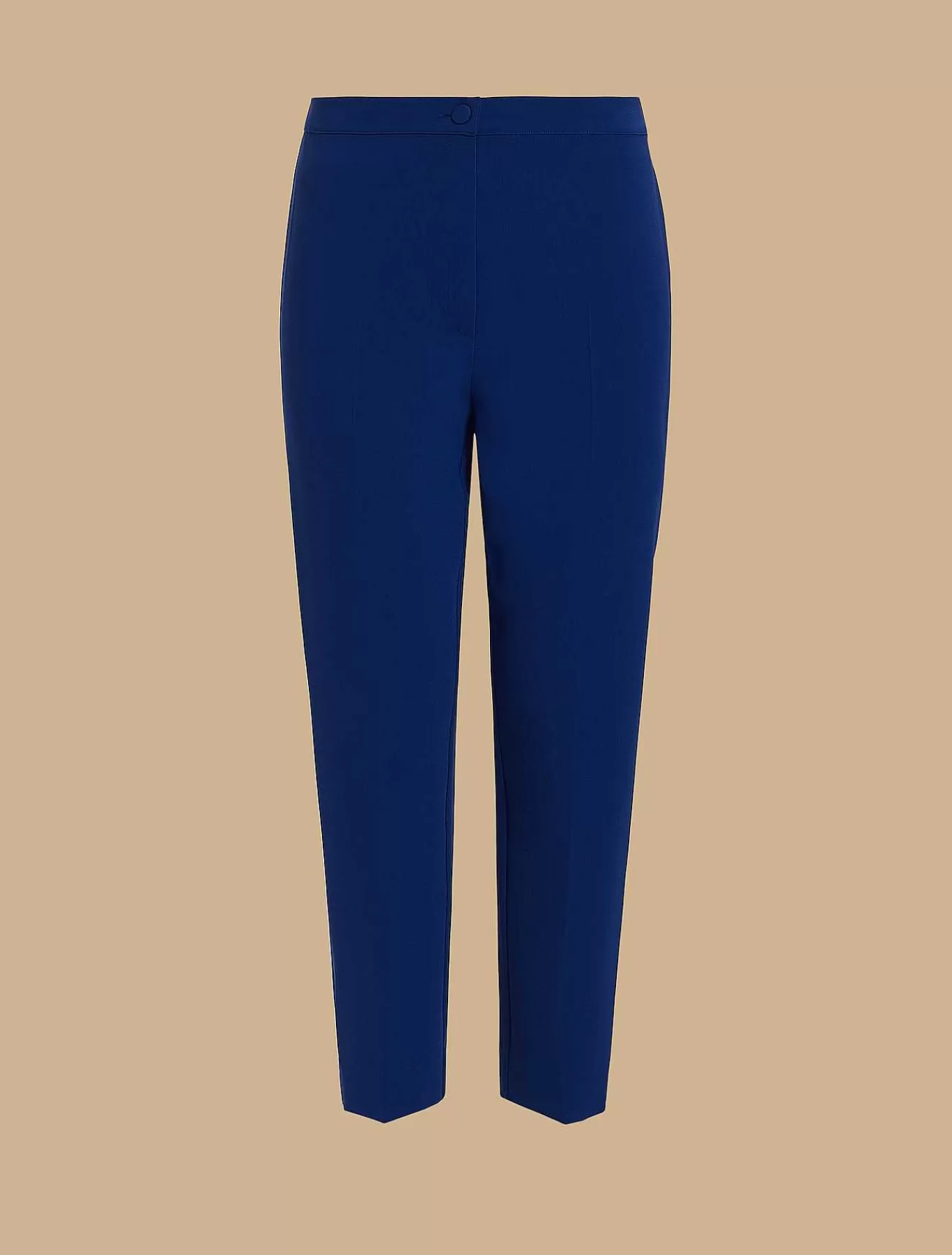 New Pantalon Coupe Slim En Triacetate Femmes Pantalon