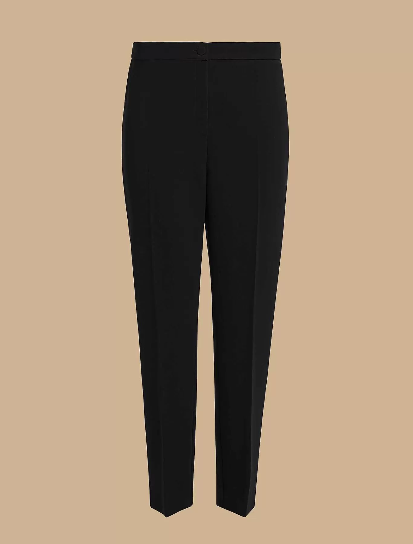 Online Pantalon Coupe Slim En Triacetate Femmes Pantalon