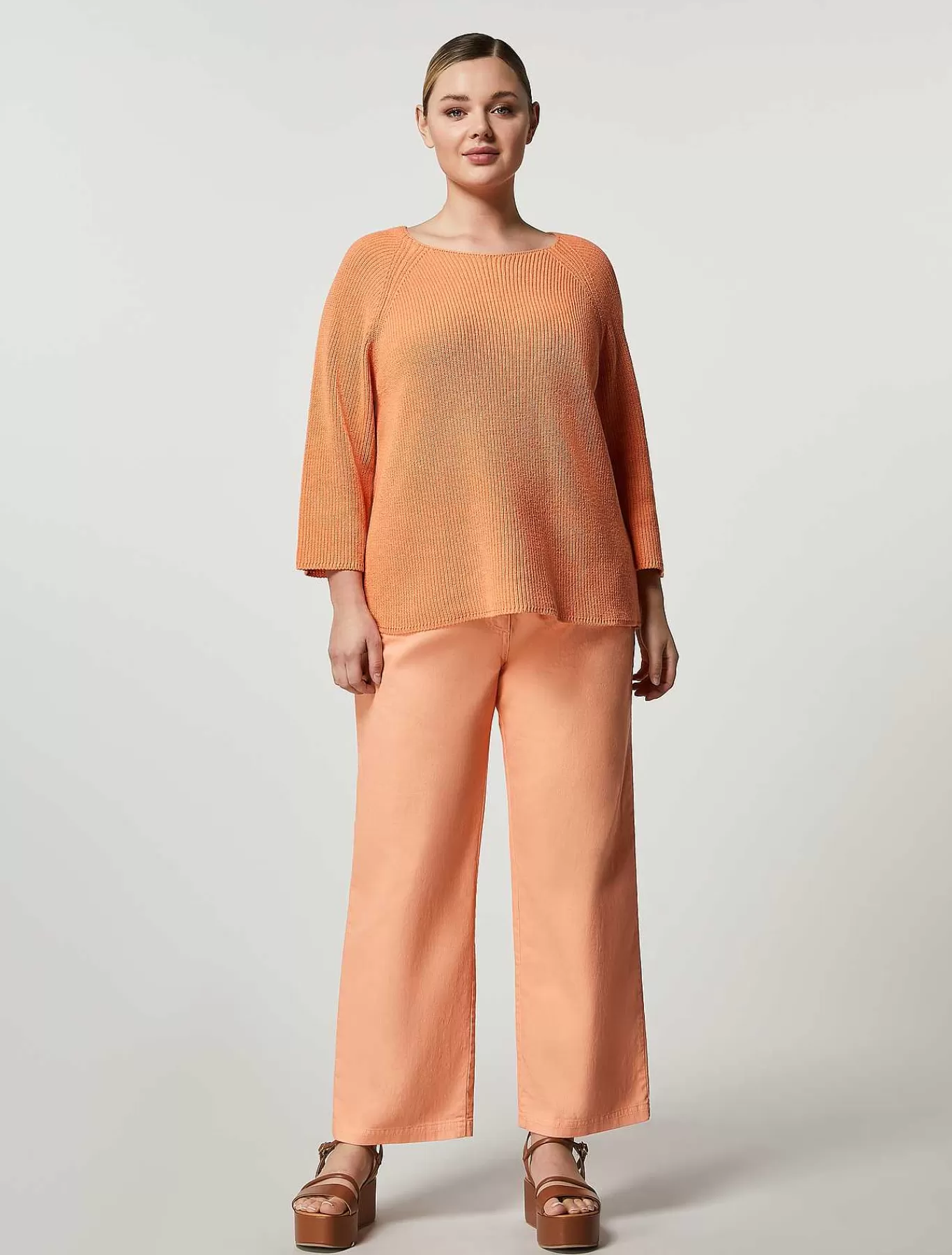Fashion Pantalon Court En Coutil De Coton Femmes Pantalon