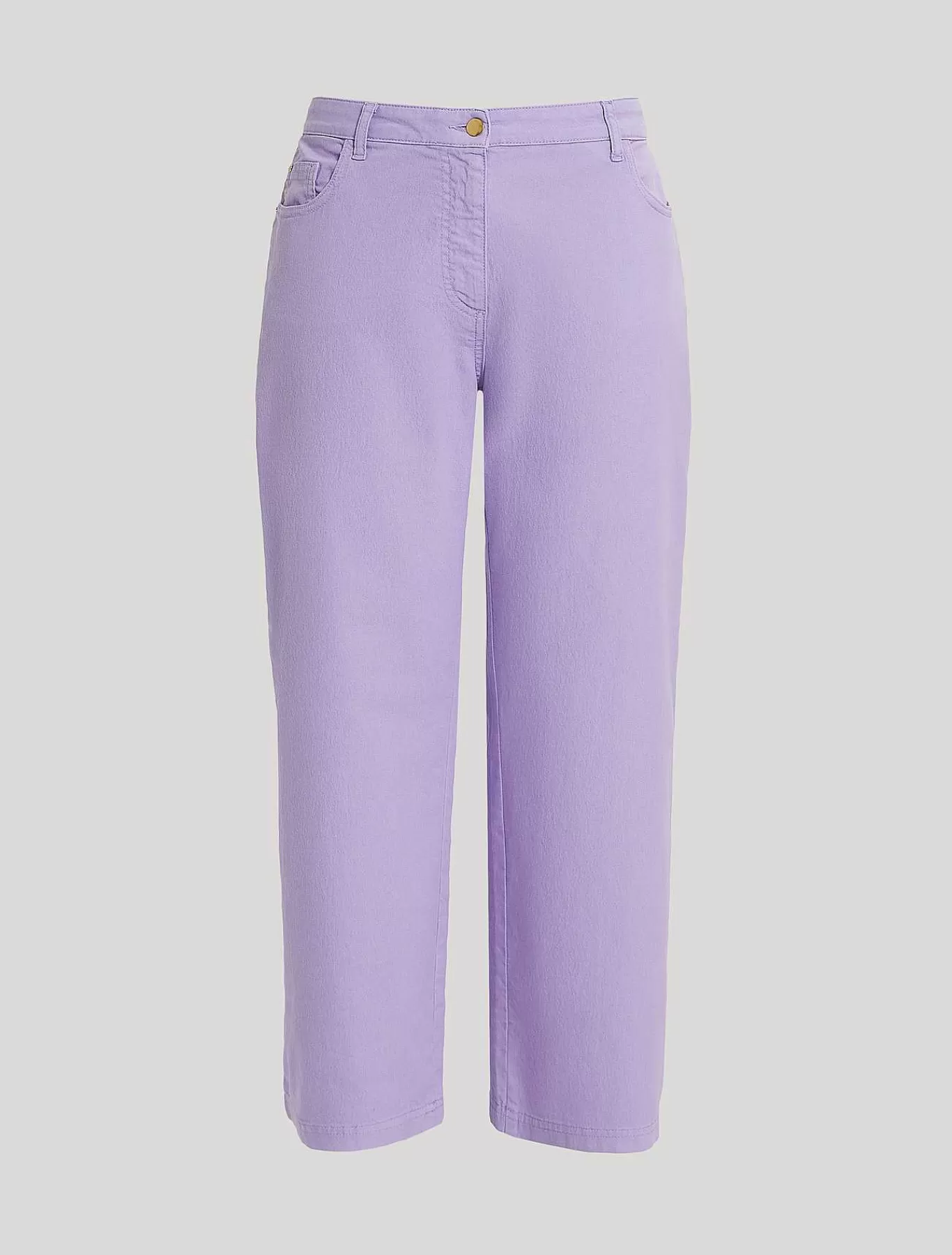 Cheap Pantalon Court En Coutil De Coton Femmes Pantalon