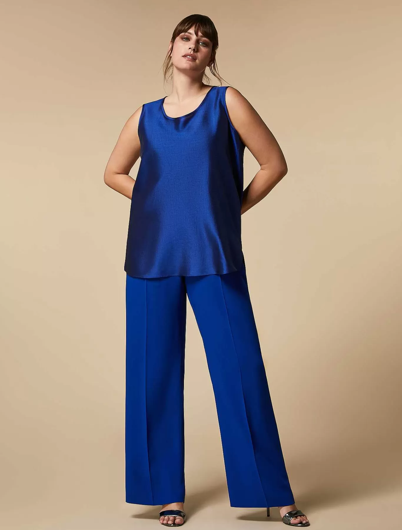 Discount Pantalon Crepe Envers Satin Femmes Vêtements De Cérémonie