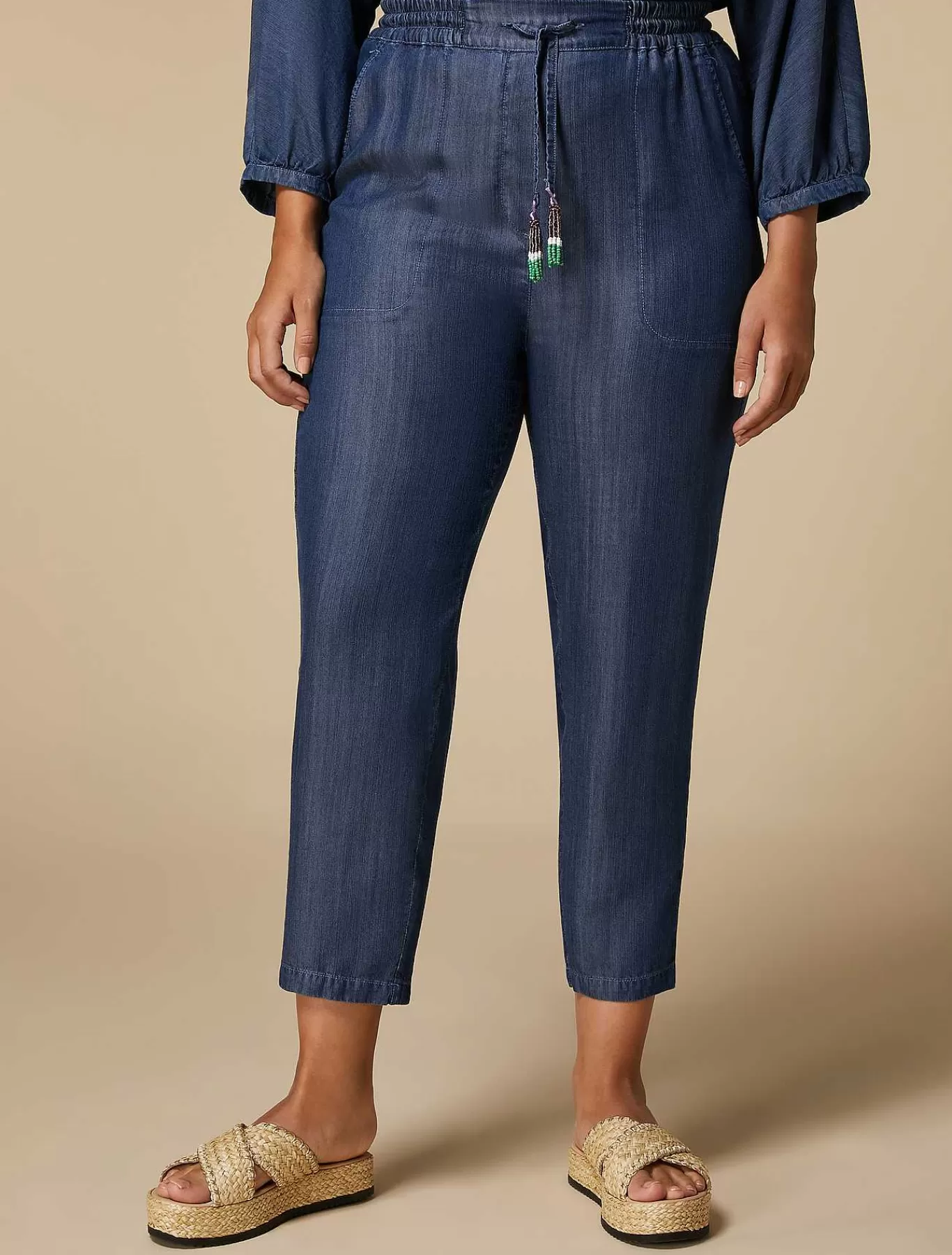 Flash Sale Pantalon De Jogging En Jean Tencel Femmes Pantalon