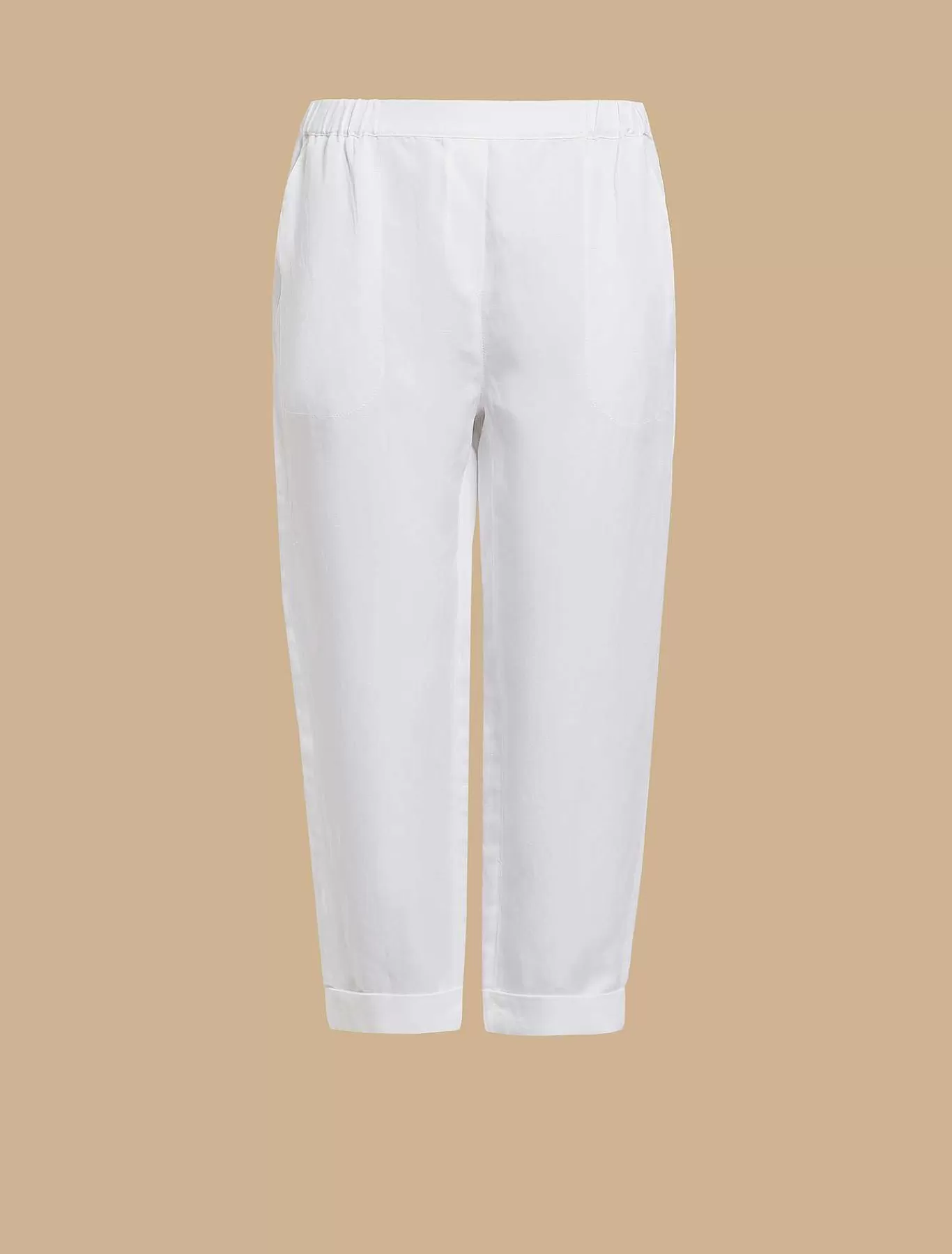 Hot Pantalon De Jogging En Melange De Lin Femmes Pantalon
