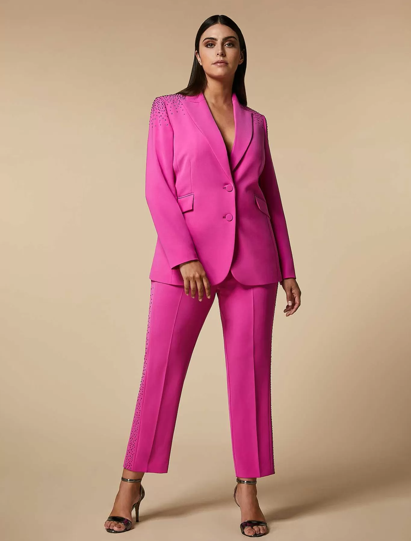Cheap Pantalon En Cady Extensible Femmes Pantalons Et Jupes Formels