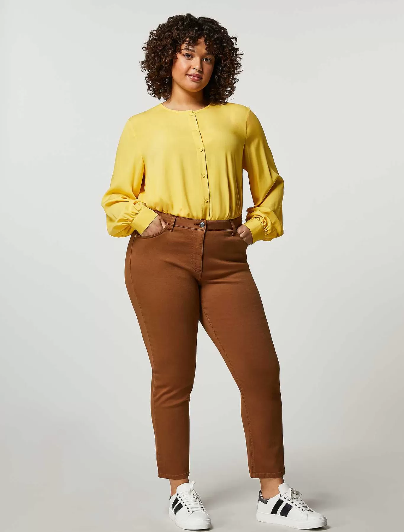 Store Pantalon En Coton Femmes Pantalon