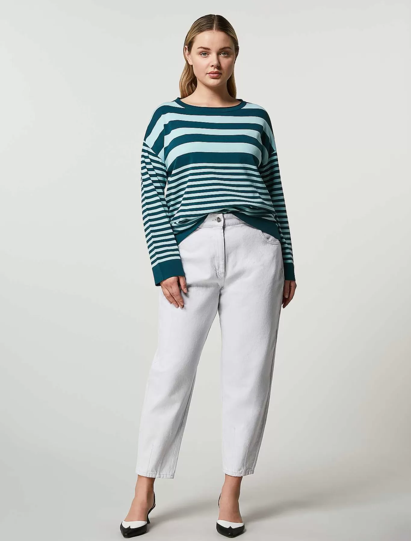 Cheap Pantalon En Coutil De Coton Femmes Pantalon