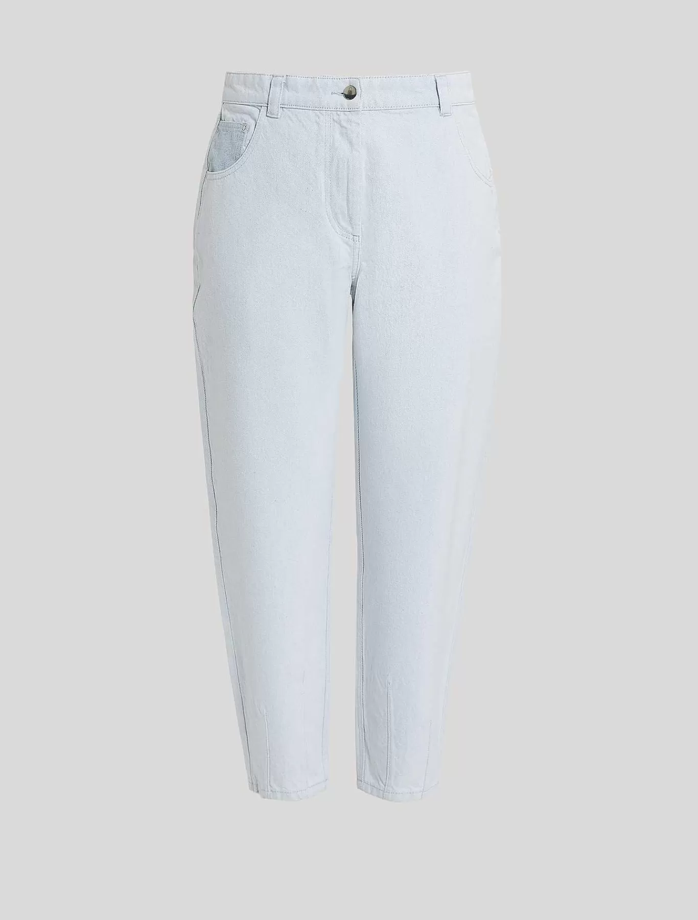 Cheap Pantalon En Coutil De Coton Femmes Pantalon