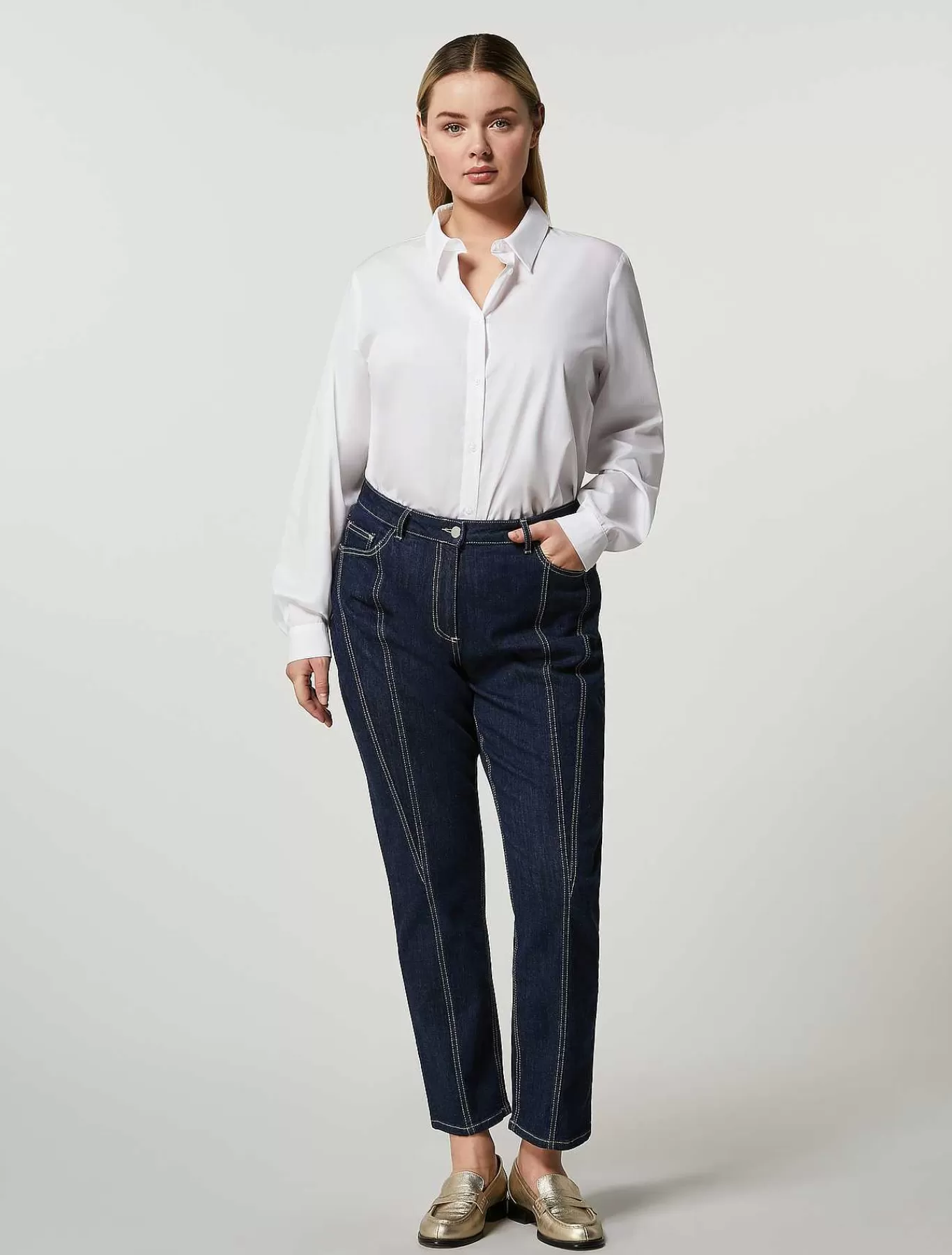 Hot Pantalon En Denim De Coton Femmes Pantalon