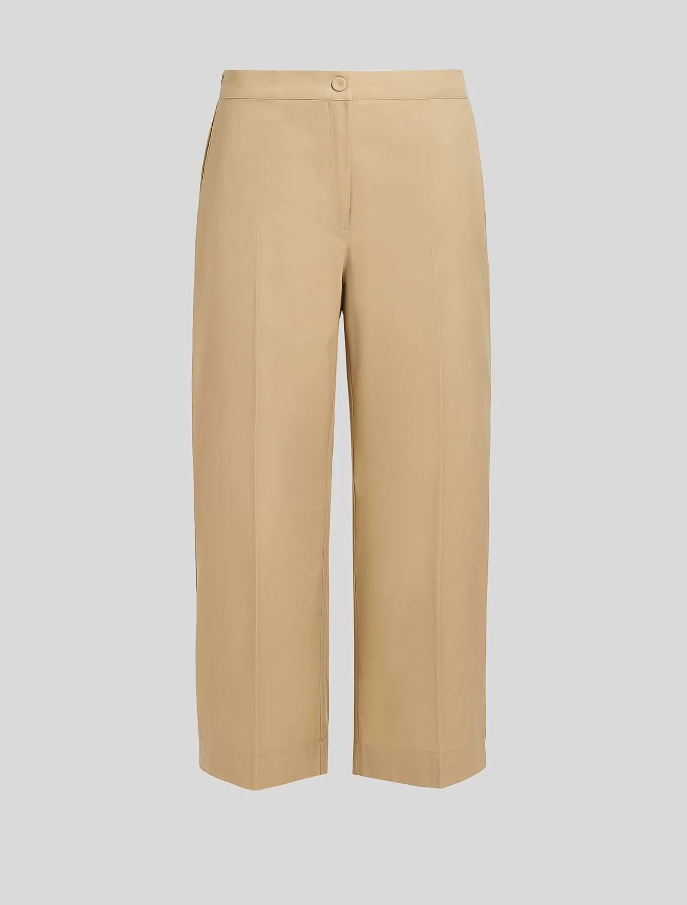 Online Pantalon En Gabardine De Coton Femmes Pantalon