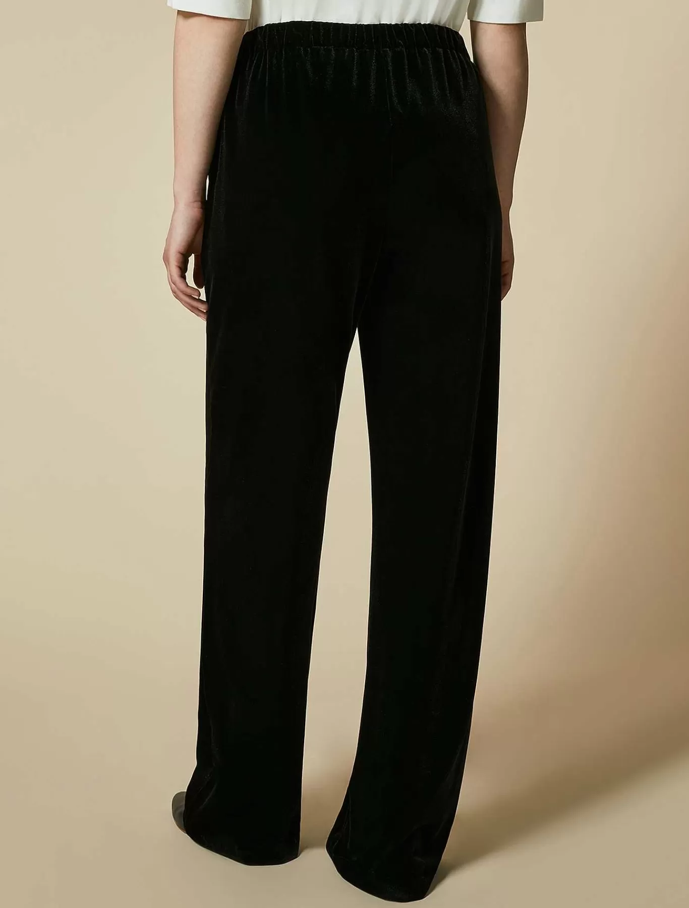 Best Pantalon En Jersey De Velours Femmes Pantalon