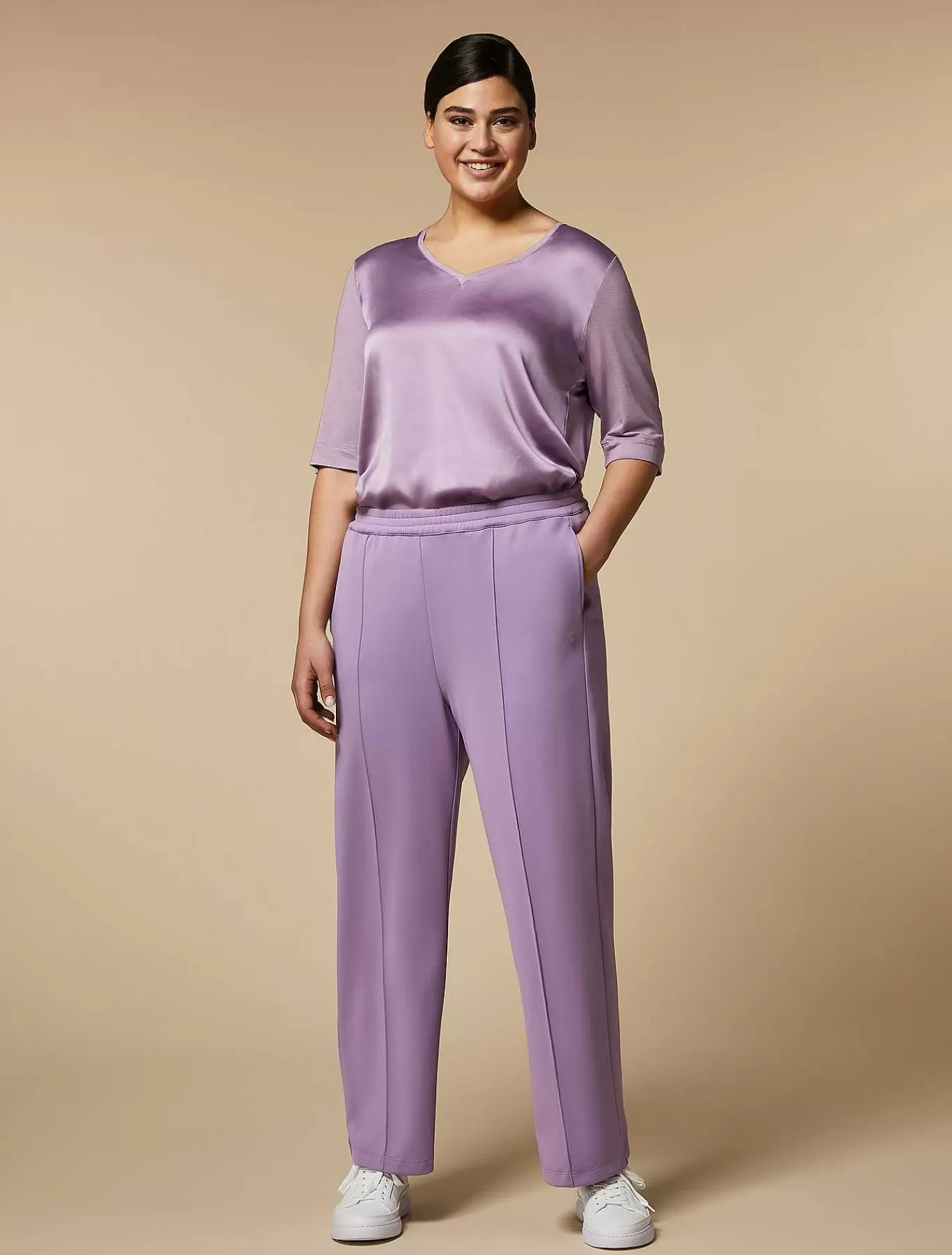 Shop Pantalon En Jersey Double Femmes Pantalon