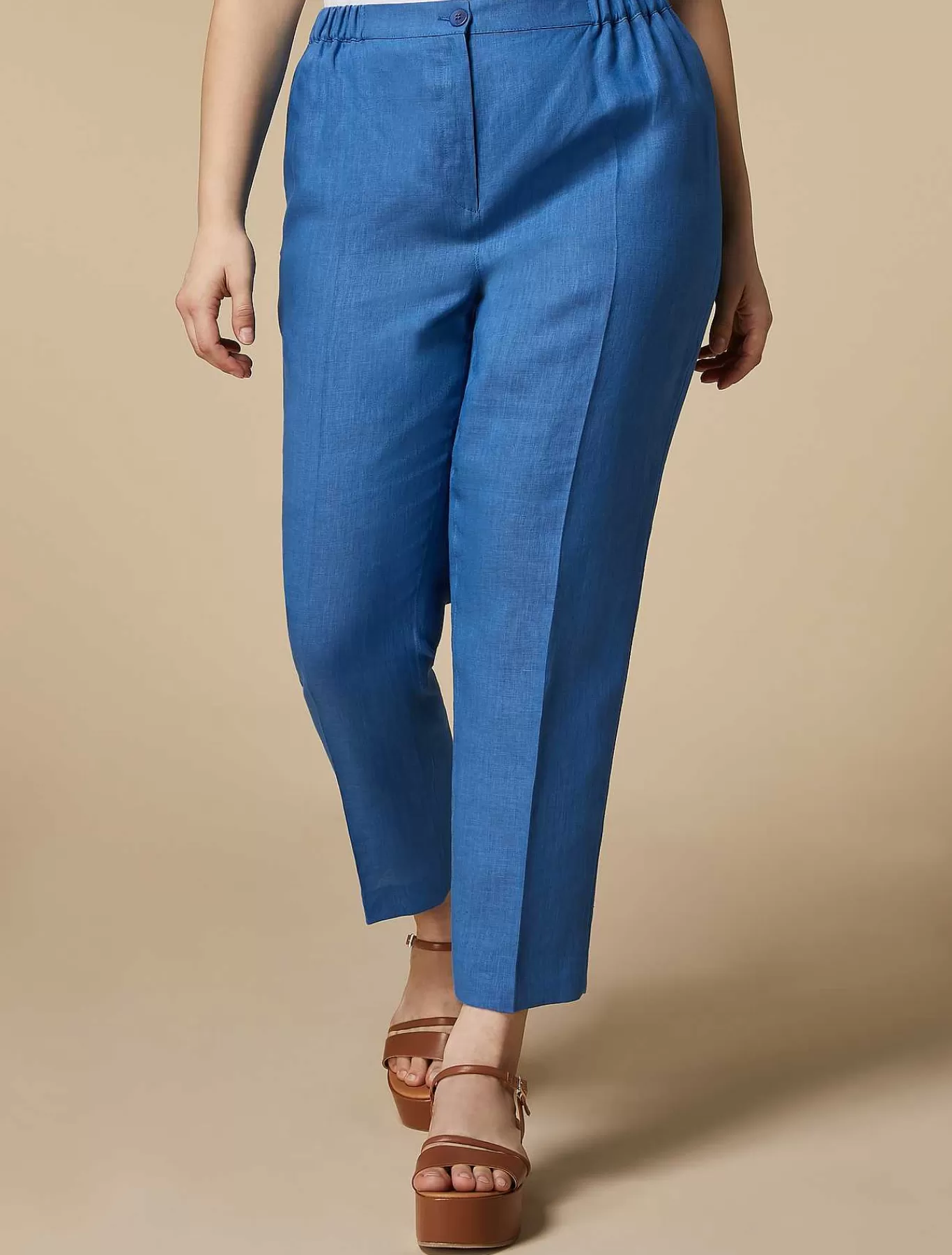 Sale Pantalon En Lin Femmes Pantalon