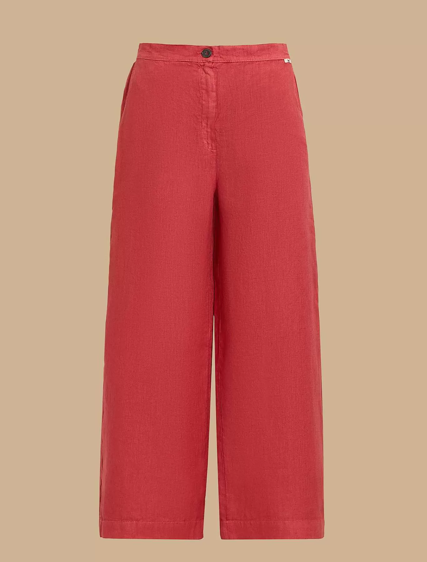 Outlet Pantalon En Lin Femmes Pantalon