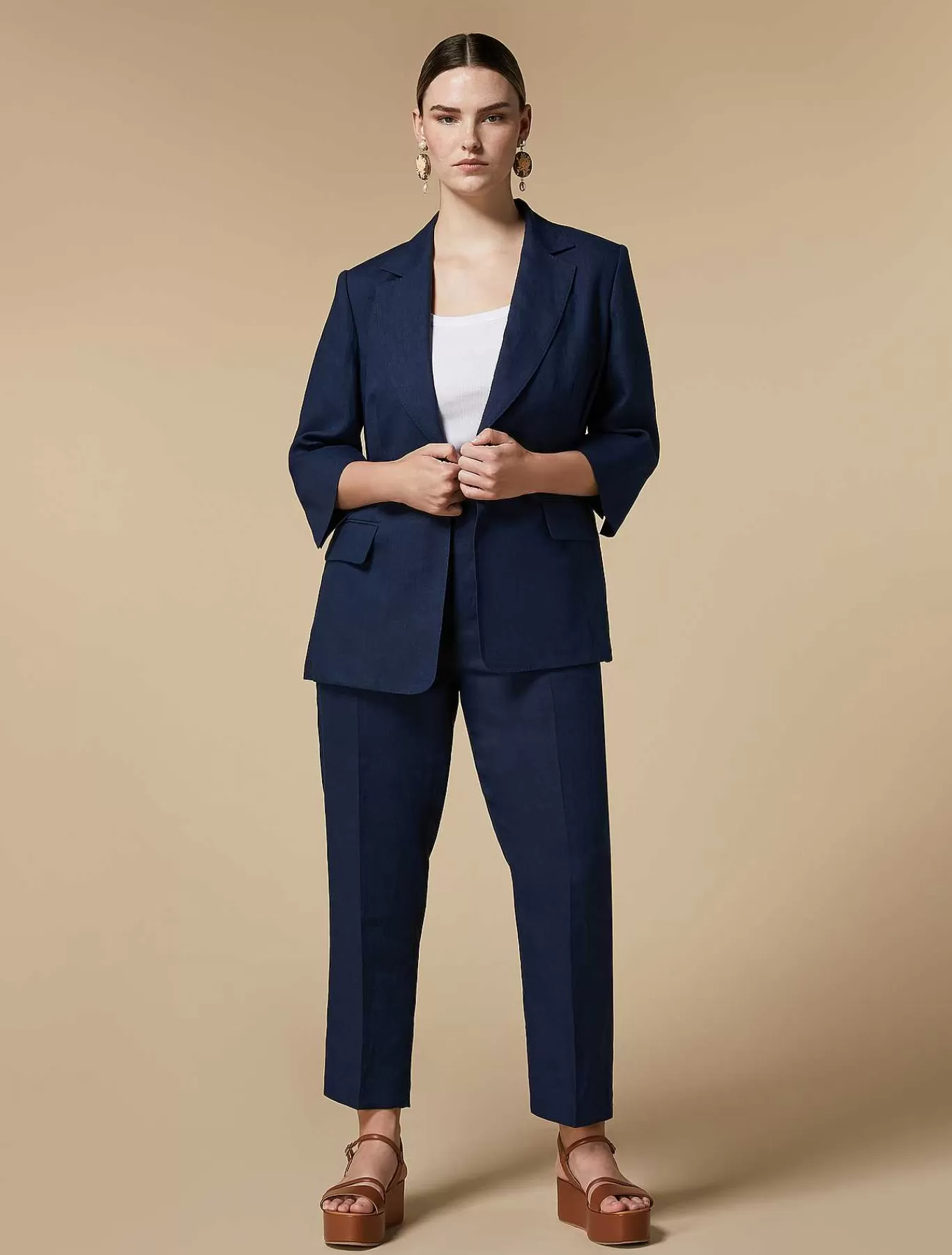 Flash Sale Pantalon En Lin Femmes Pantalon