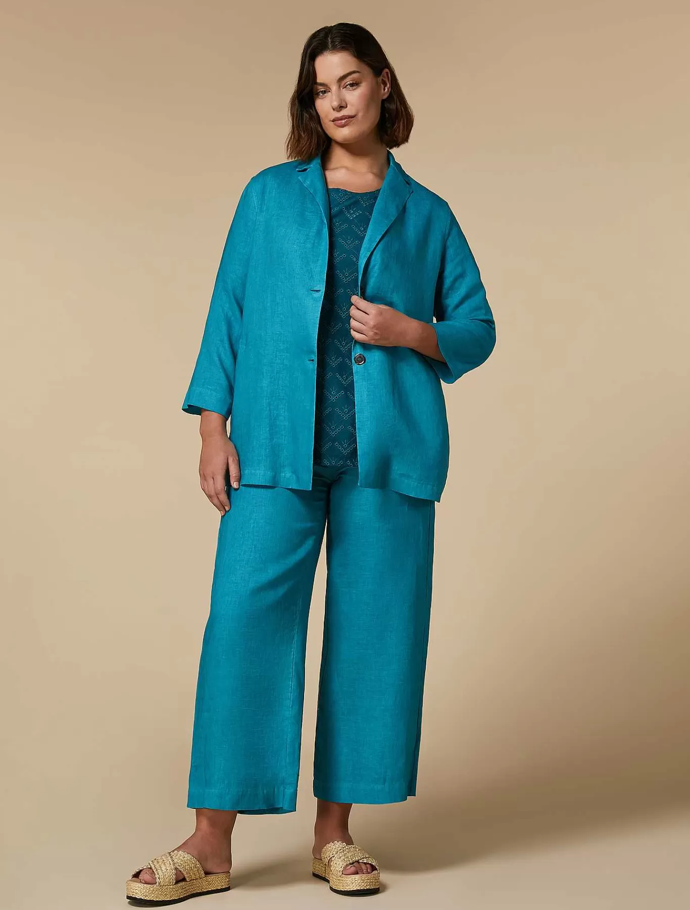 New Pantalon En Lin Femmes Pantalon