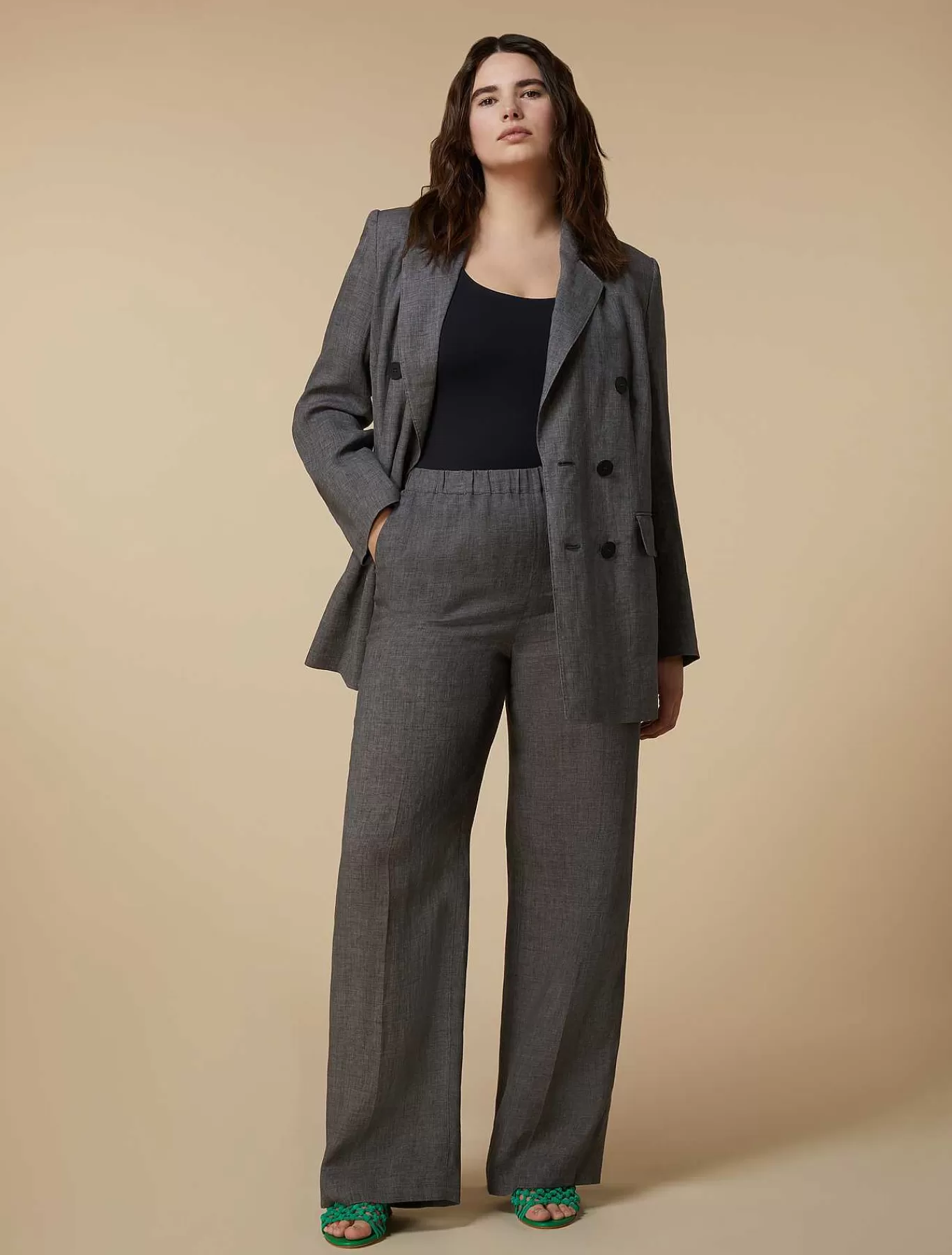 Online Pantalon En Lin Leger Femmes Pantalon