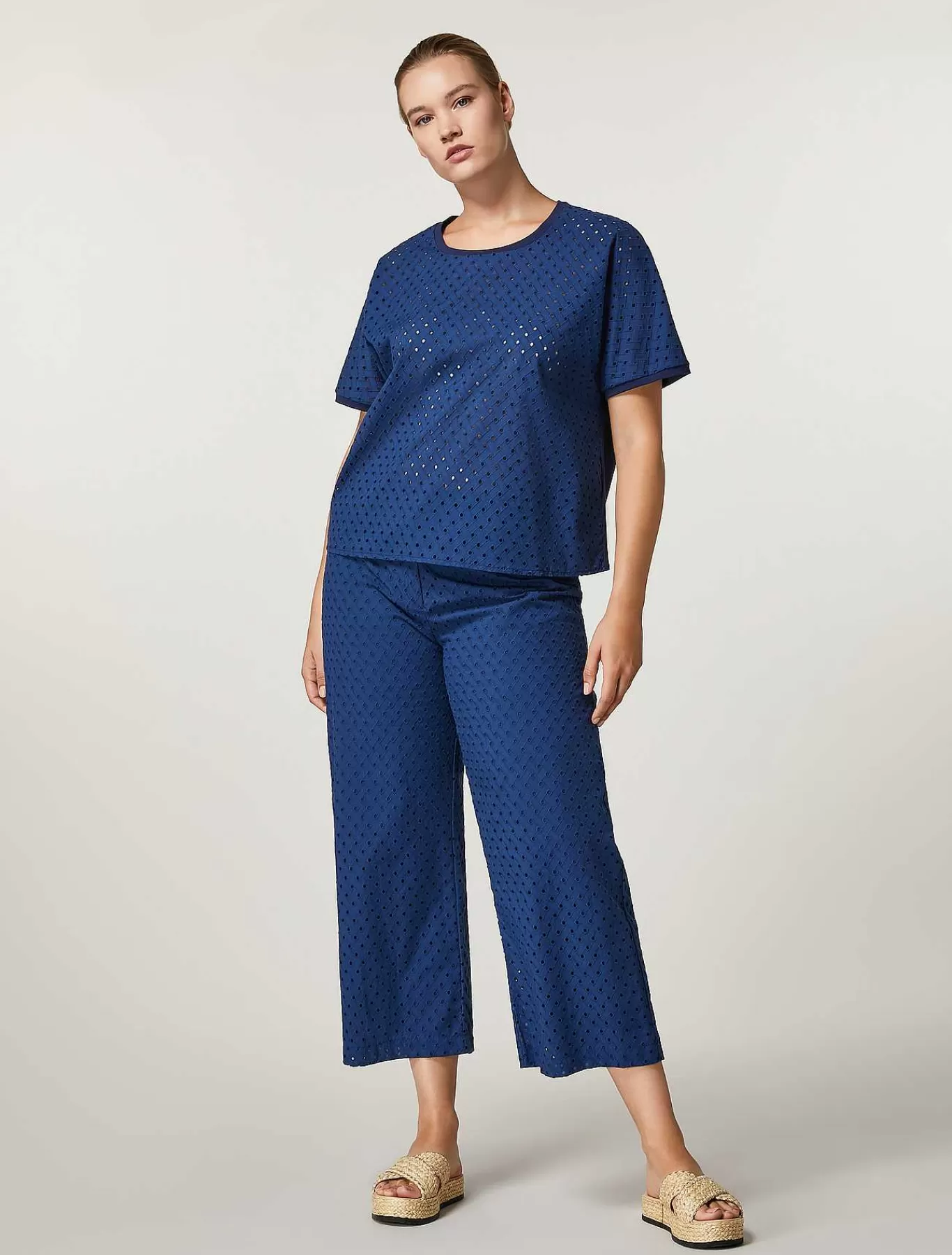 Flash Sale Pantalon En Mousseline De Coton Femmes Pantalon