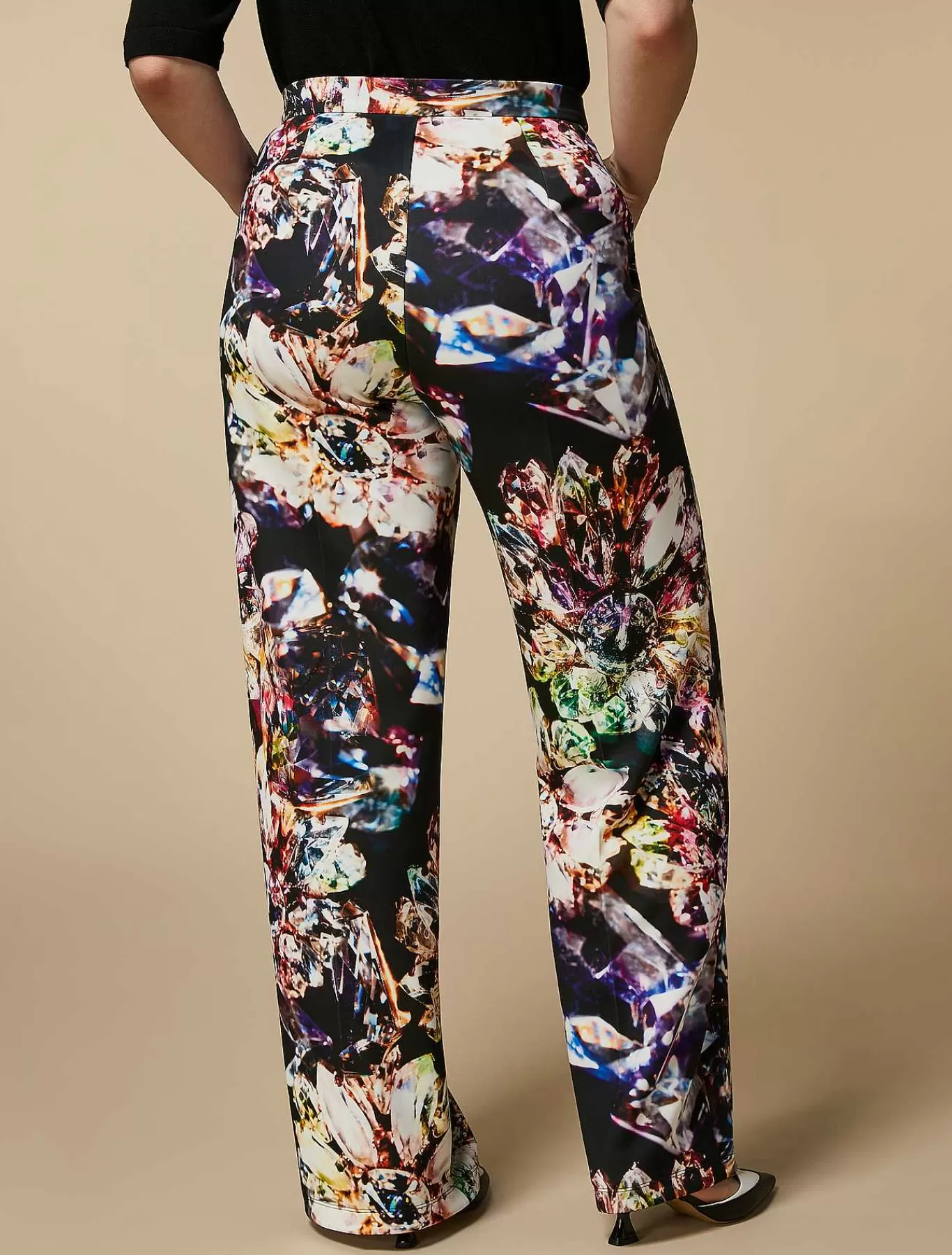 Best Pantalon En Neoprene Imprime Femmes Pantalon