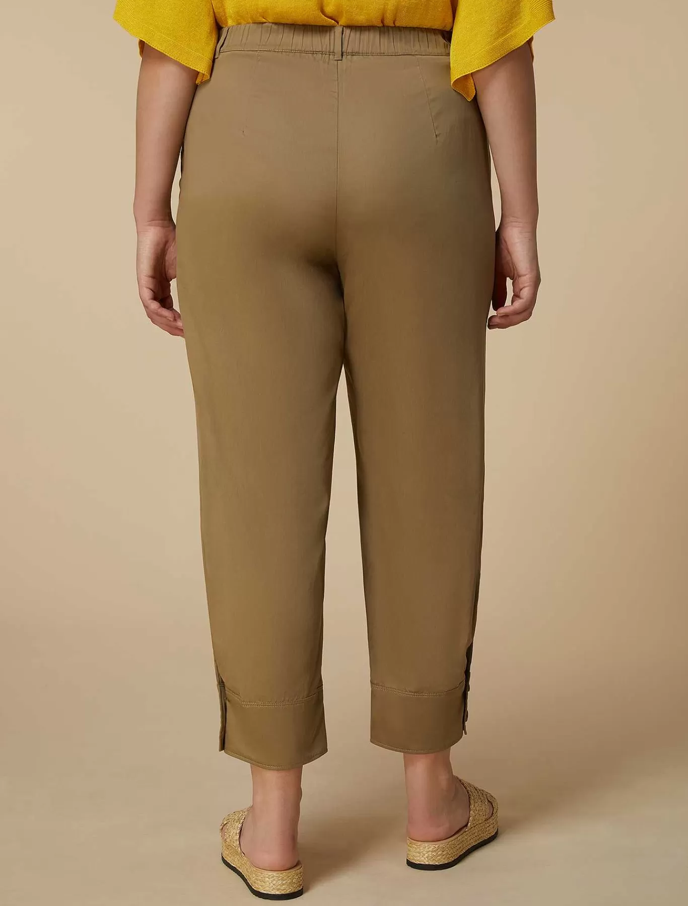 Flash Sale Pantalon En Satin De Coton Femmes Pantalon