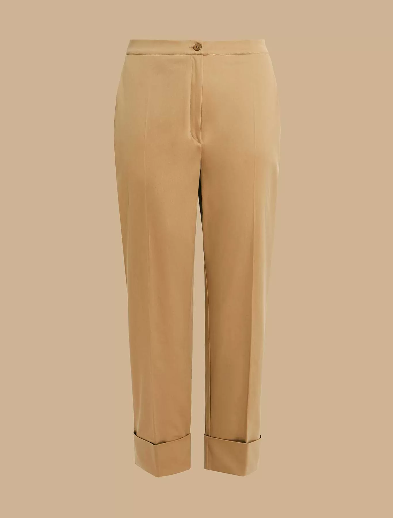 Cheap Pantalon En Satin De Coton Femmes Pantalon