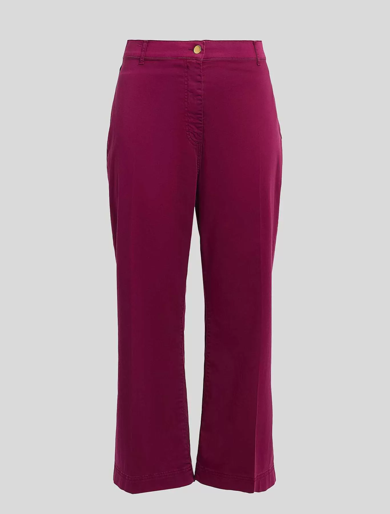 Fashion Pantalon En Satin De Coton Femmes Pantalon