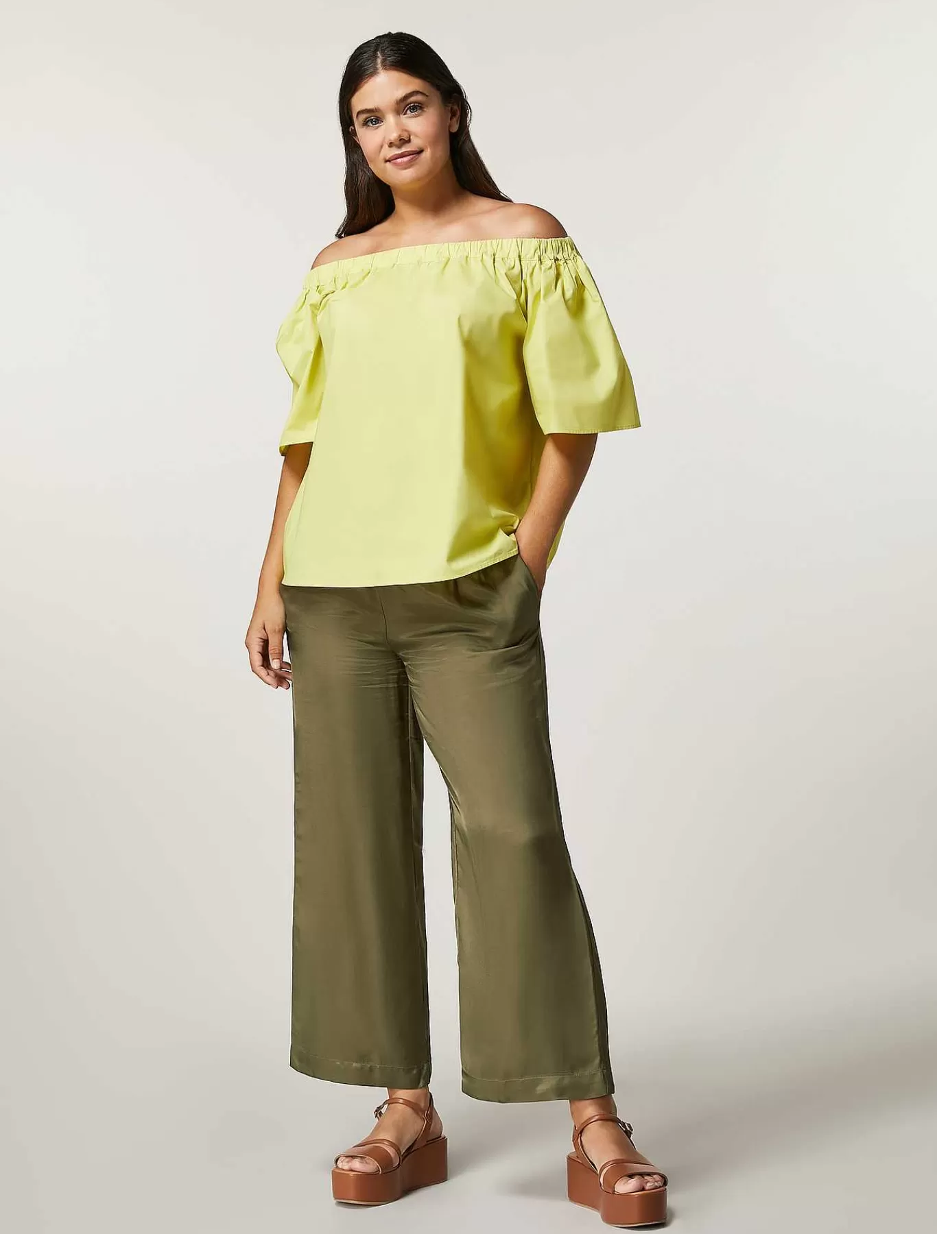 Store Pantalon En Serge De Viscose Femmes Pantalon