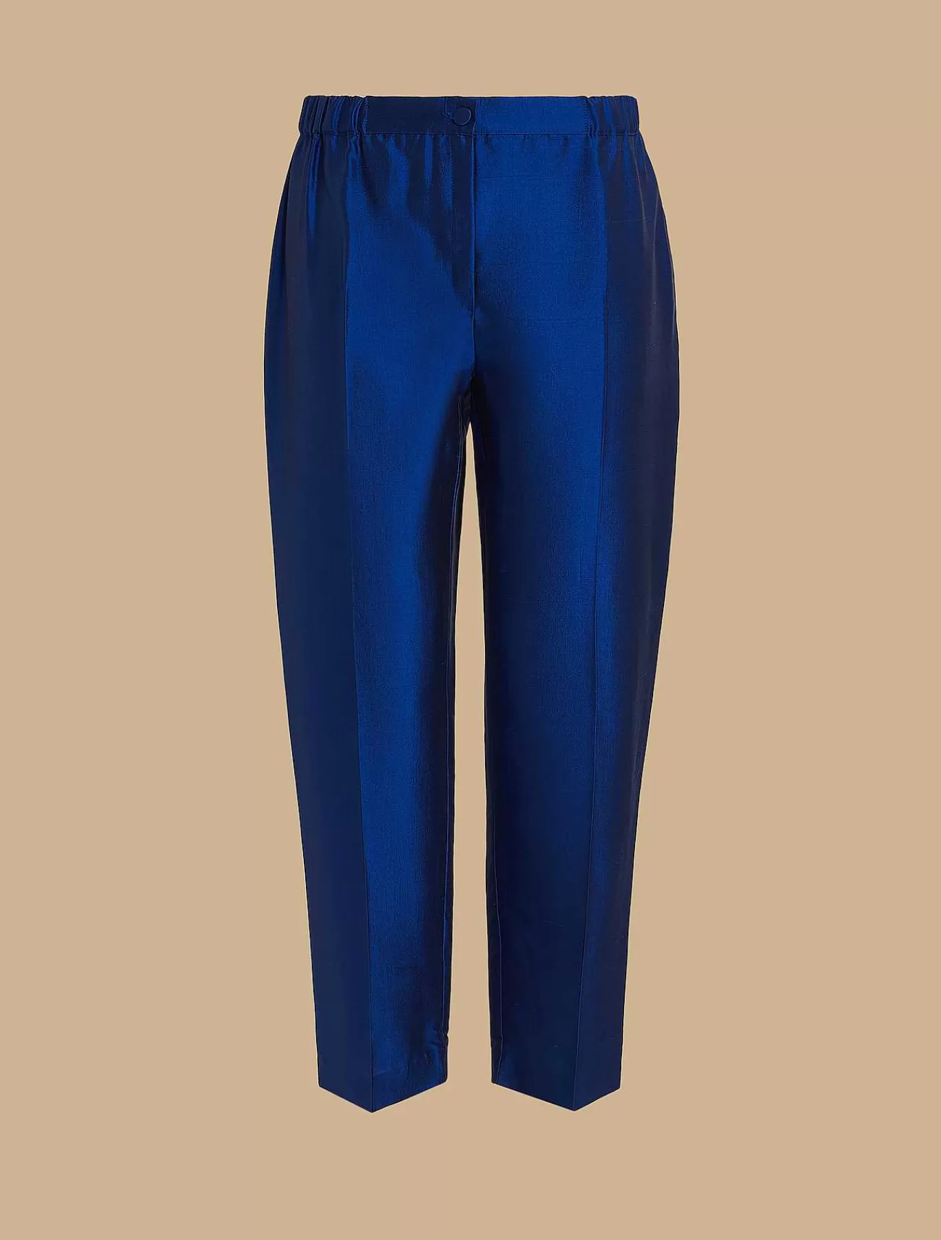 Store Pantalon En Shantung Pure Soie Femmes Vêtements De Cérémonie