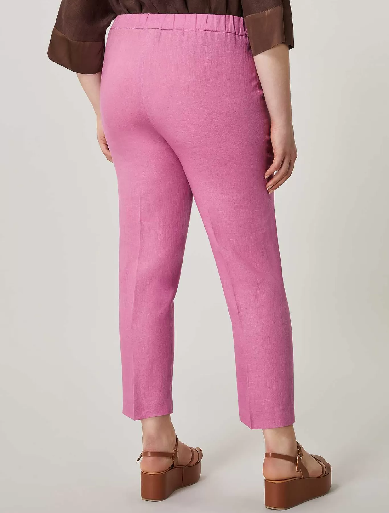 Best Sale Pantalon En Tissu De Lin Femmes Pantalon