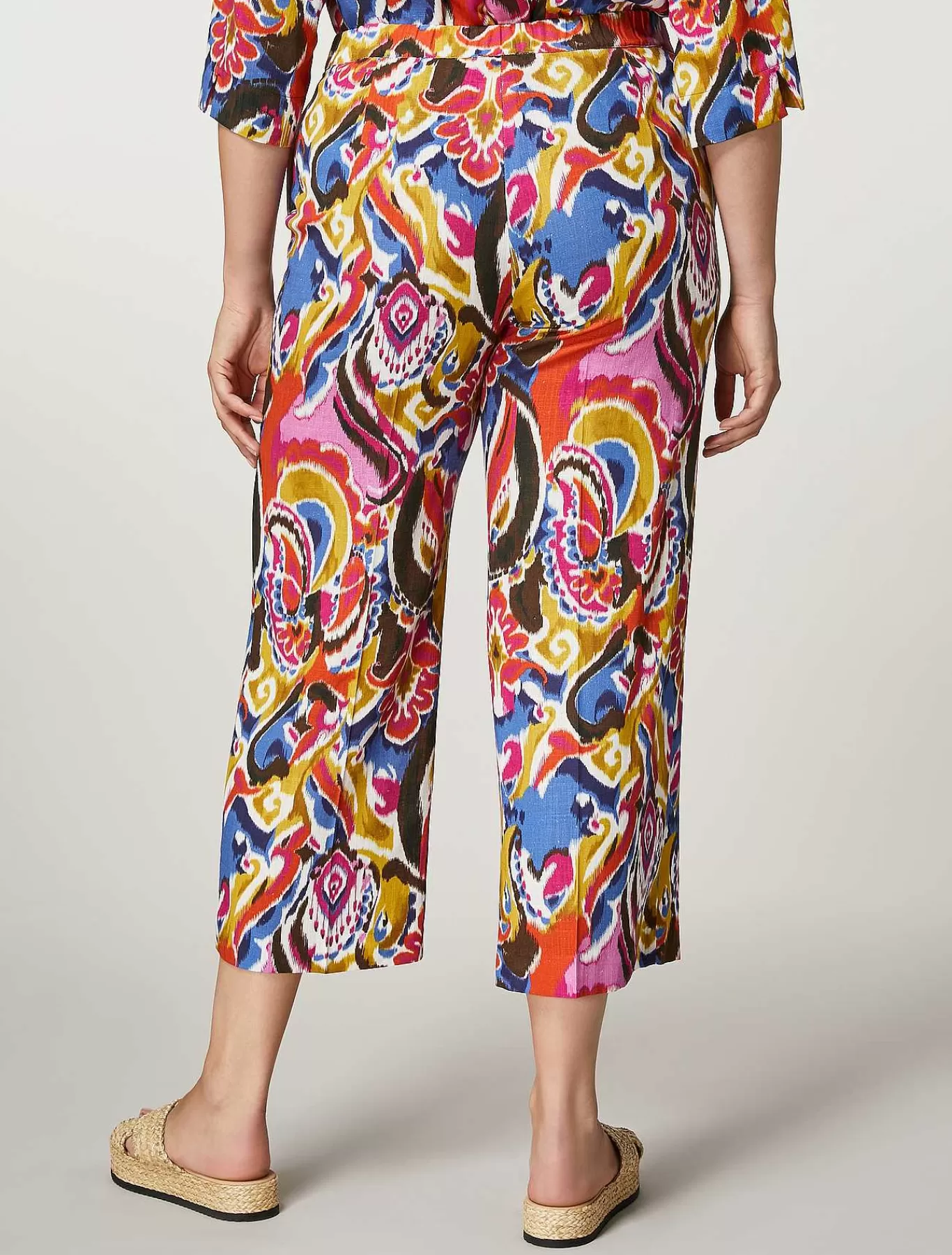 Discount Pantalon En Viscose Et Lin Femmes Pantalon