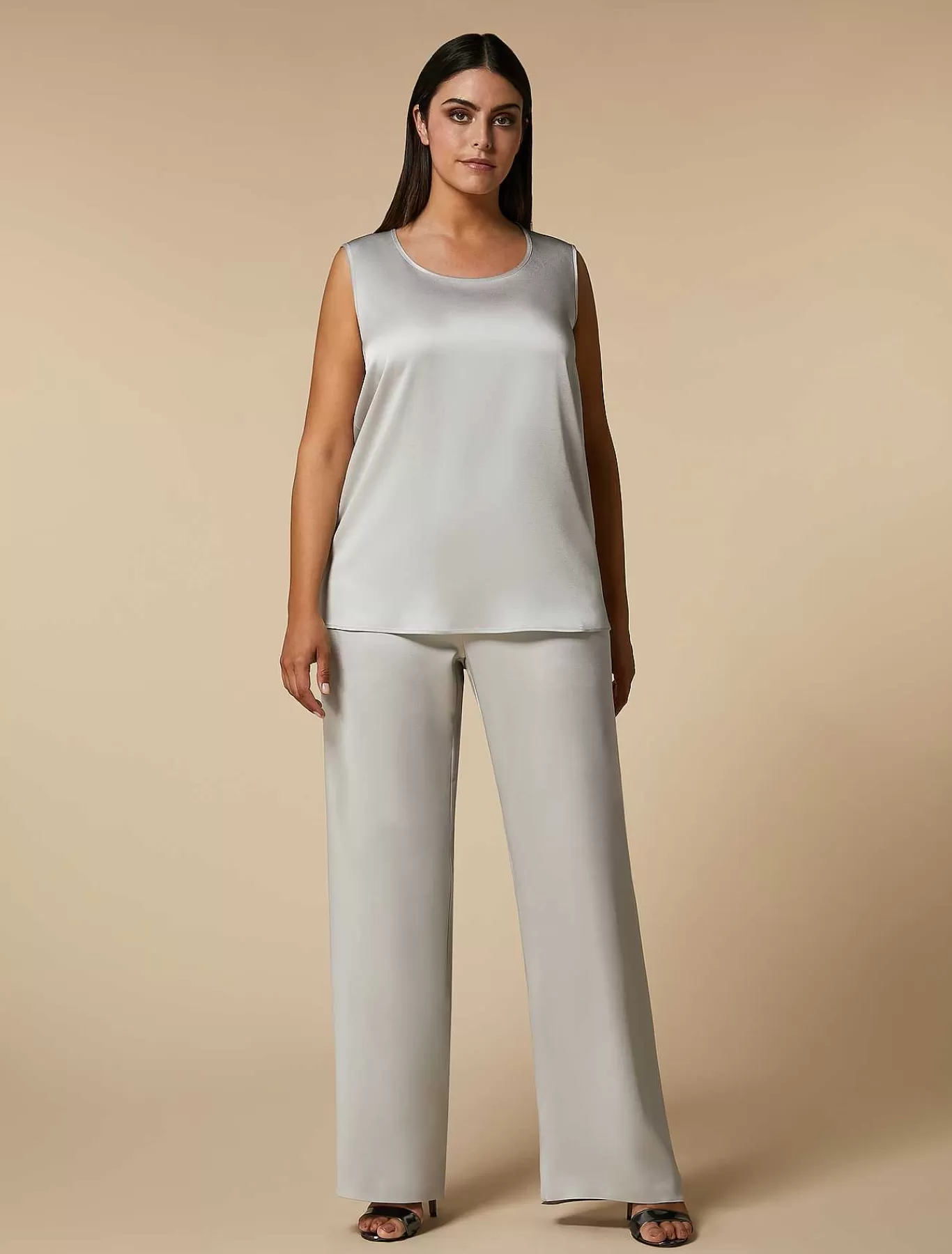 Best Pantalon Envers En Satin Femmes Costumes Formels