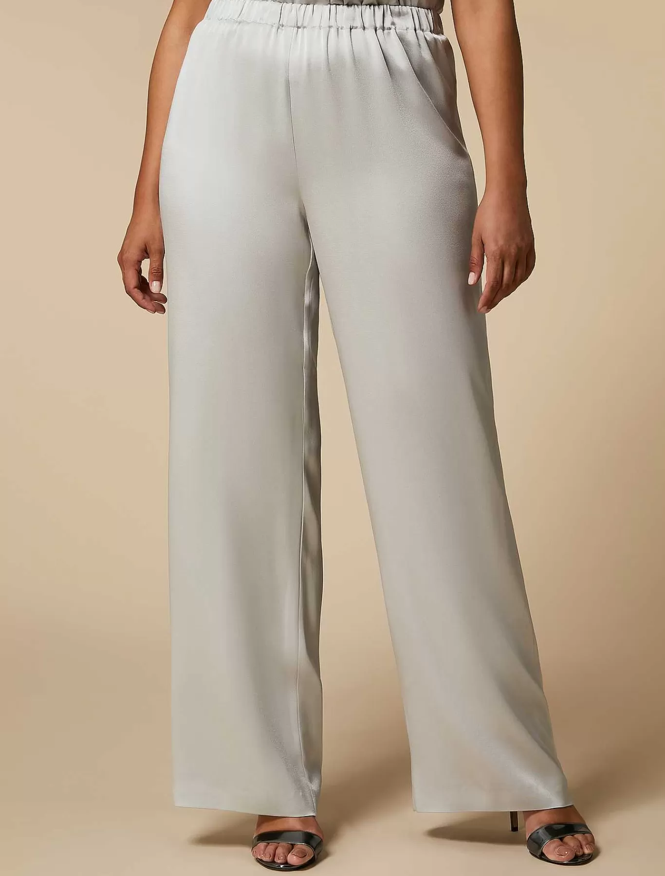 Best Pantalon Envers En Satin Femmes Costumes Formels
