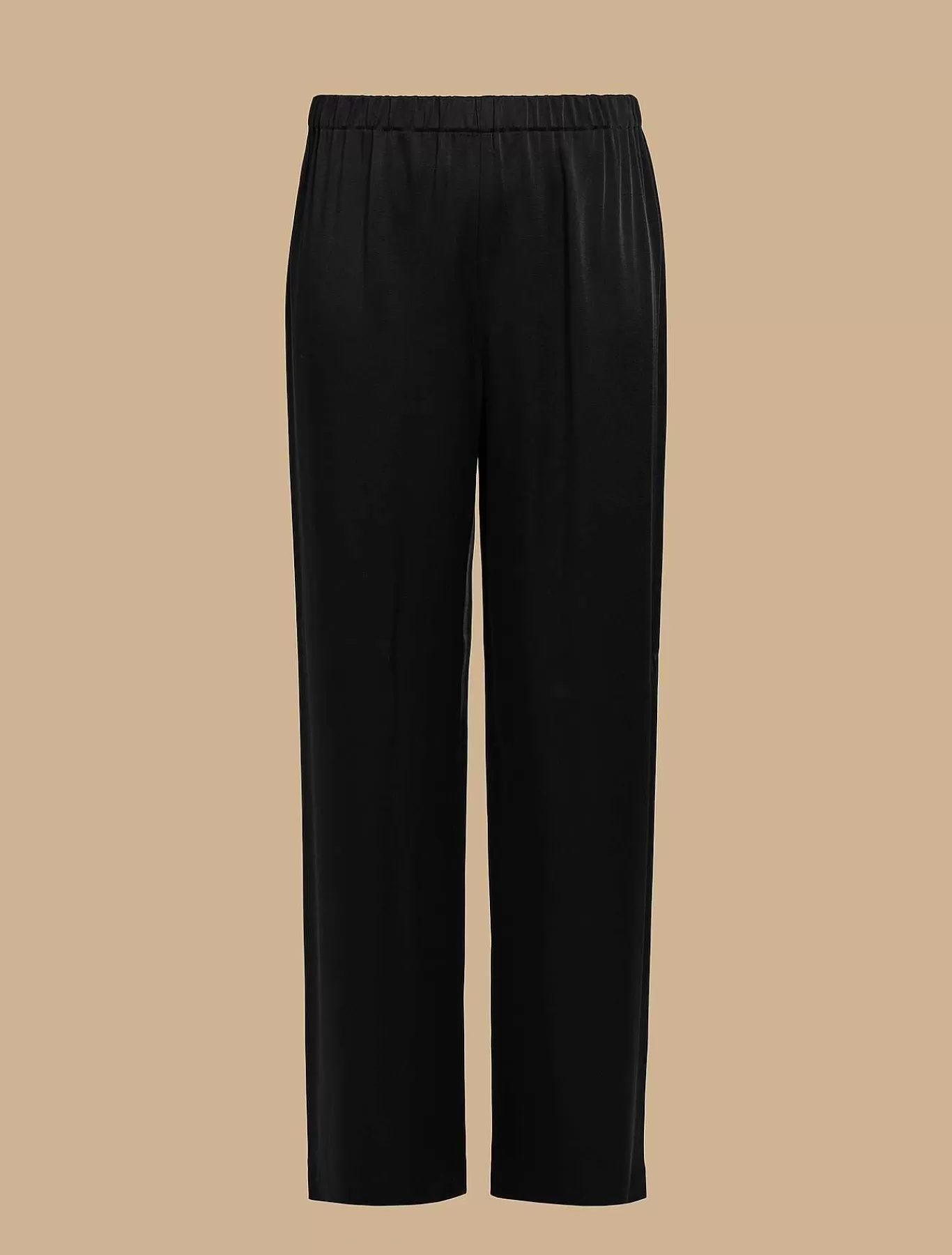 Store Pantalon Envers En Satin Femmes Pantalon