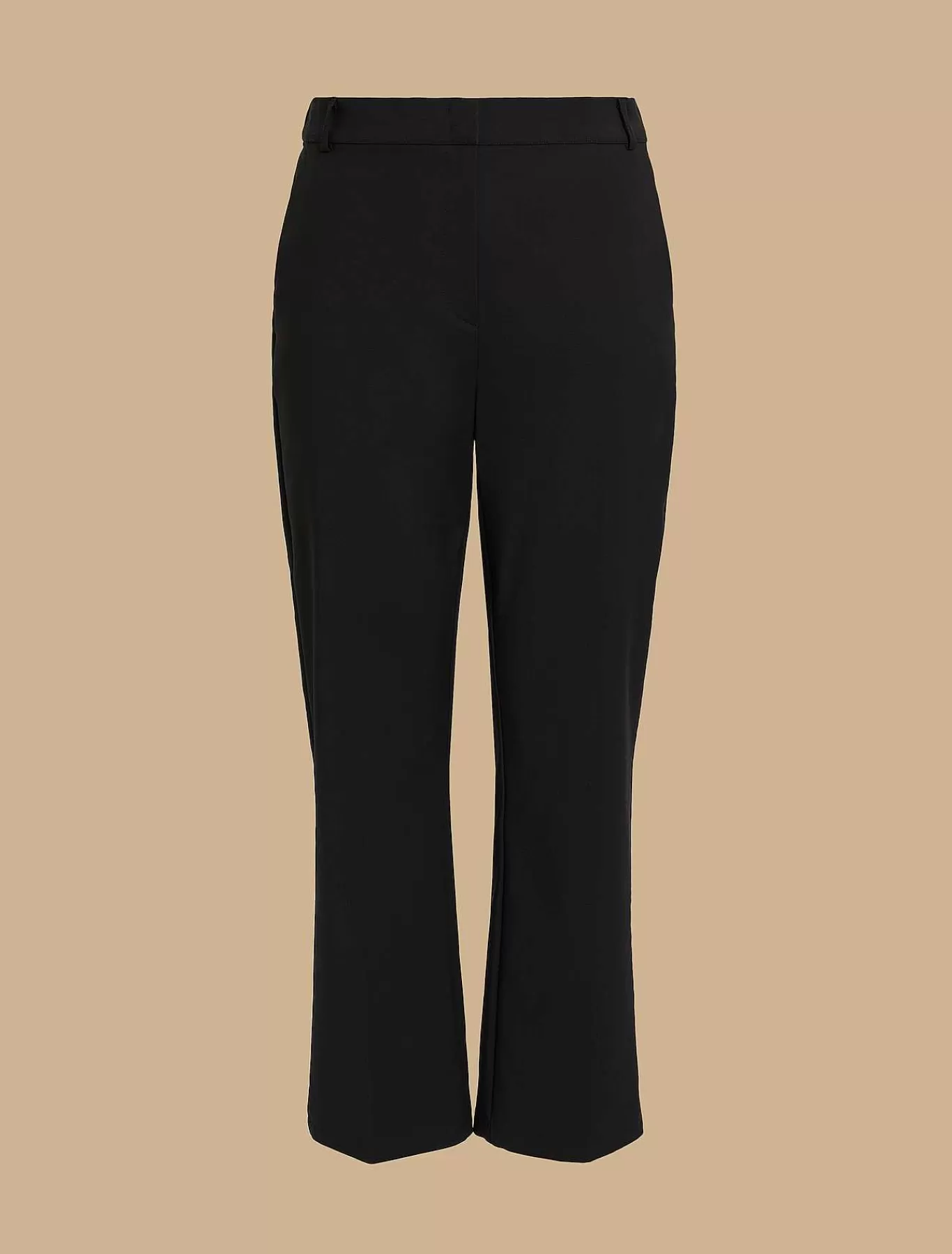 Sale Pantalon Evase En Coton Melange Femmes Pantalon