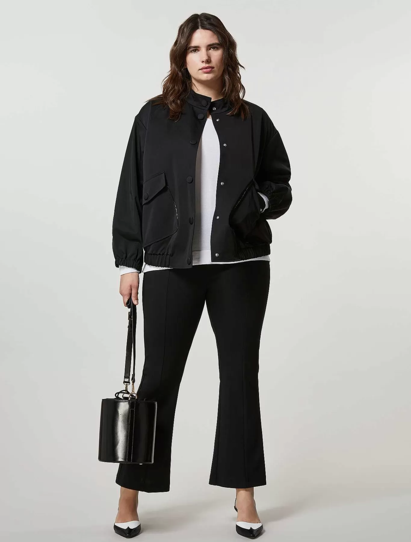Shop Pantalon Evase En Jersey Scuba Femmes Pantalon